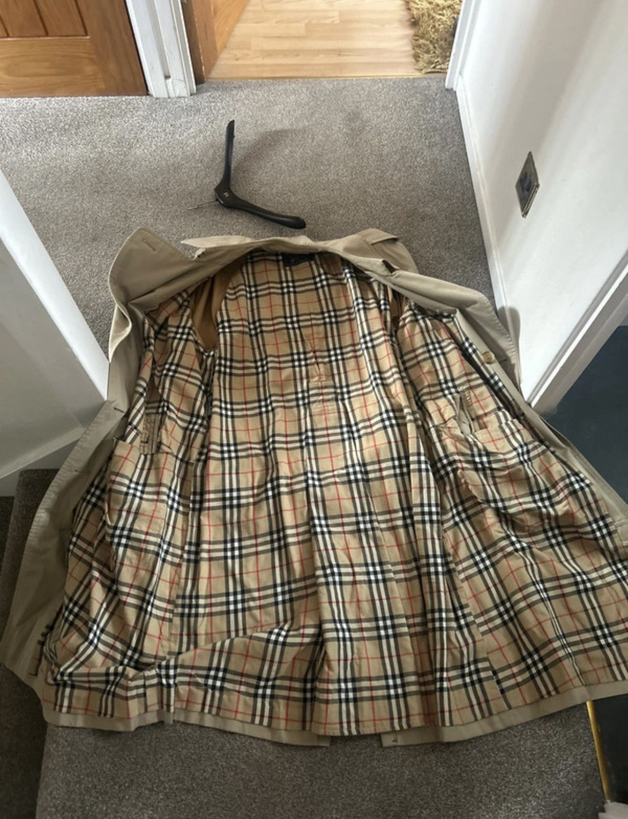Burberry Burberry Trench coat check lined trench coat Size US XXL / EU 58 / 5 - 7 Thumbnail