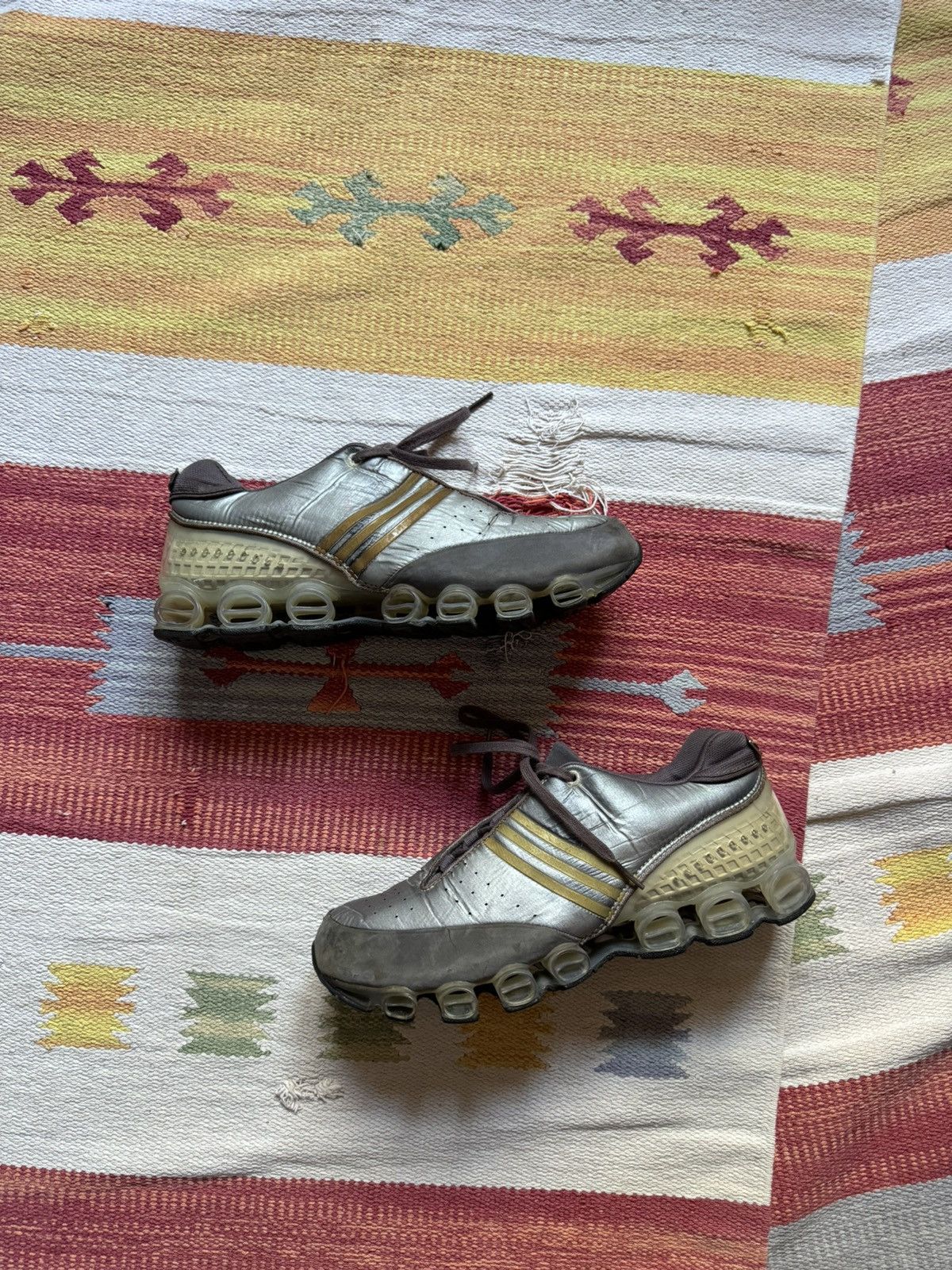 Vintage Vintage 00’s Adidas x Stella McCartney y2k Bounce Sneakers Size US 7 / IT 37 - 2 Thumbnail