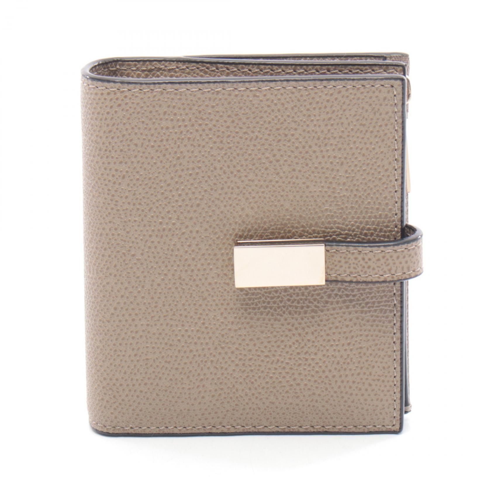 Valextra Valextra Valextra Iside Leather Bifold Wallet Leather Short Wallet SGNL0039028LOCPS99MO DUTY FREE for USA Size ONE SIZE - 1 Thumbnail