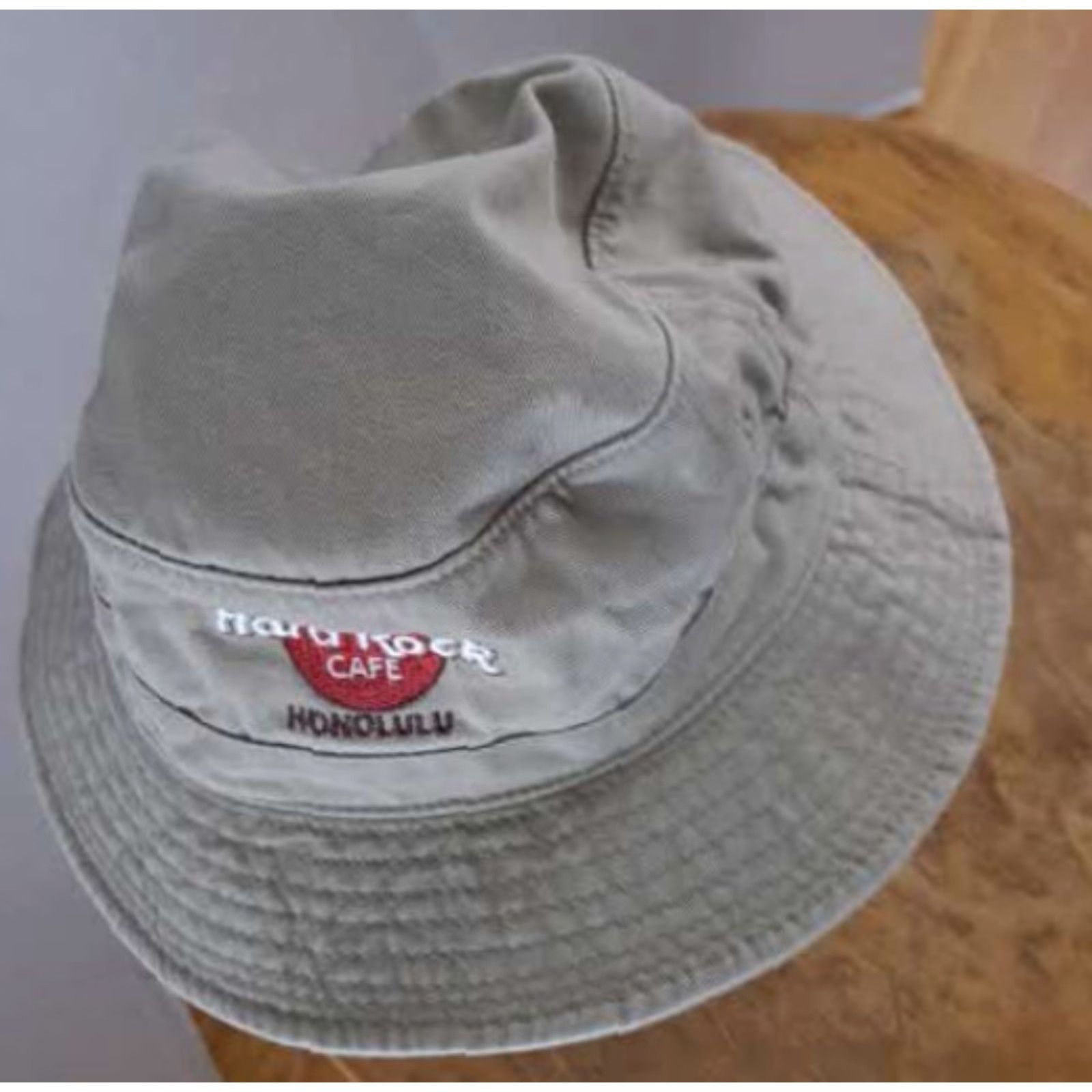 Hard Rock Cafe VINTAGE Hard Rock Cafe Boonie-Safari Hat Unisex Adults XL Brown Cotton Embroidered Rock Music Theme LG-XL Size ONE SIZE - 3 Thumbnail