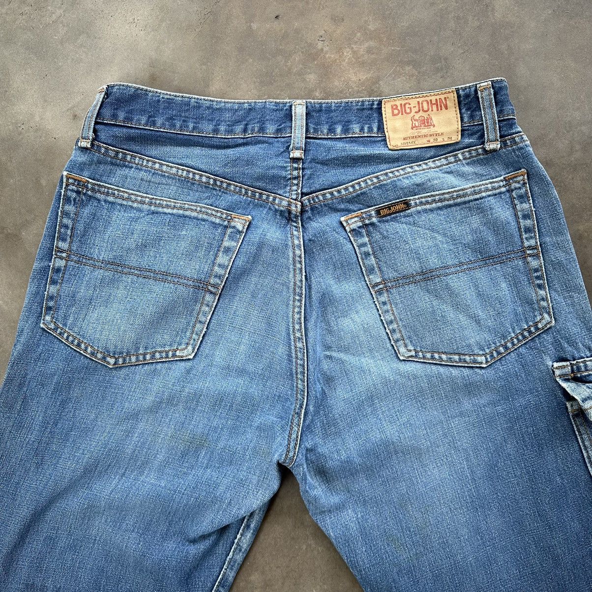 Japanese Brand Vintage Big John Distressed Faded Denim Jean Pant W29 Size US 29 - 11 Thumbnail