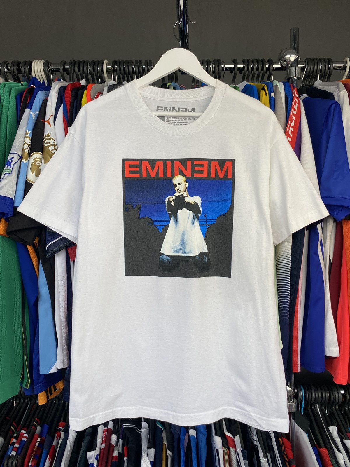 Eminem Vintage Eminem Powerline RARE T-Shirt Size US L / EU 52-54 / 3 - 1 Thumbnail