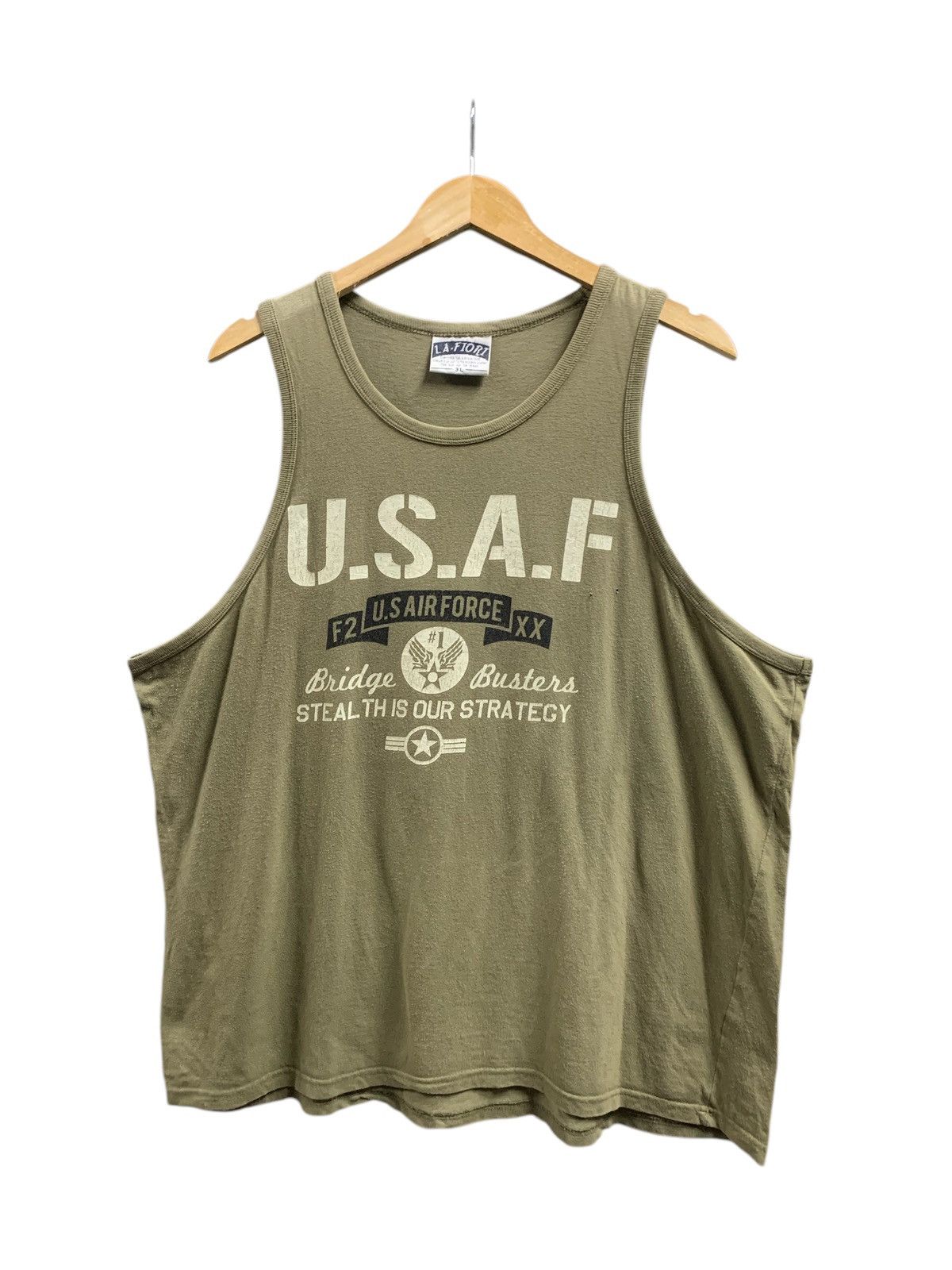 Vintage USAF US Air Force Tank Top Size US XXL / EU 58 / 5 - 1 Thumbnail