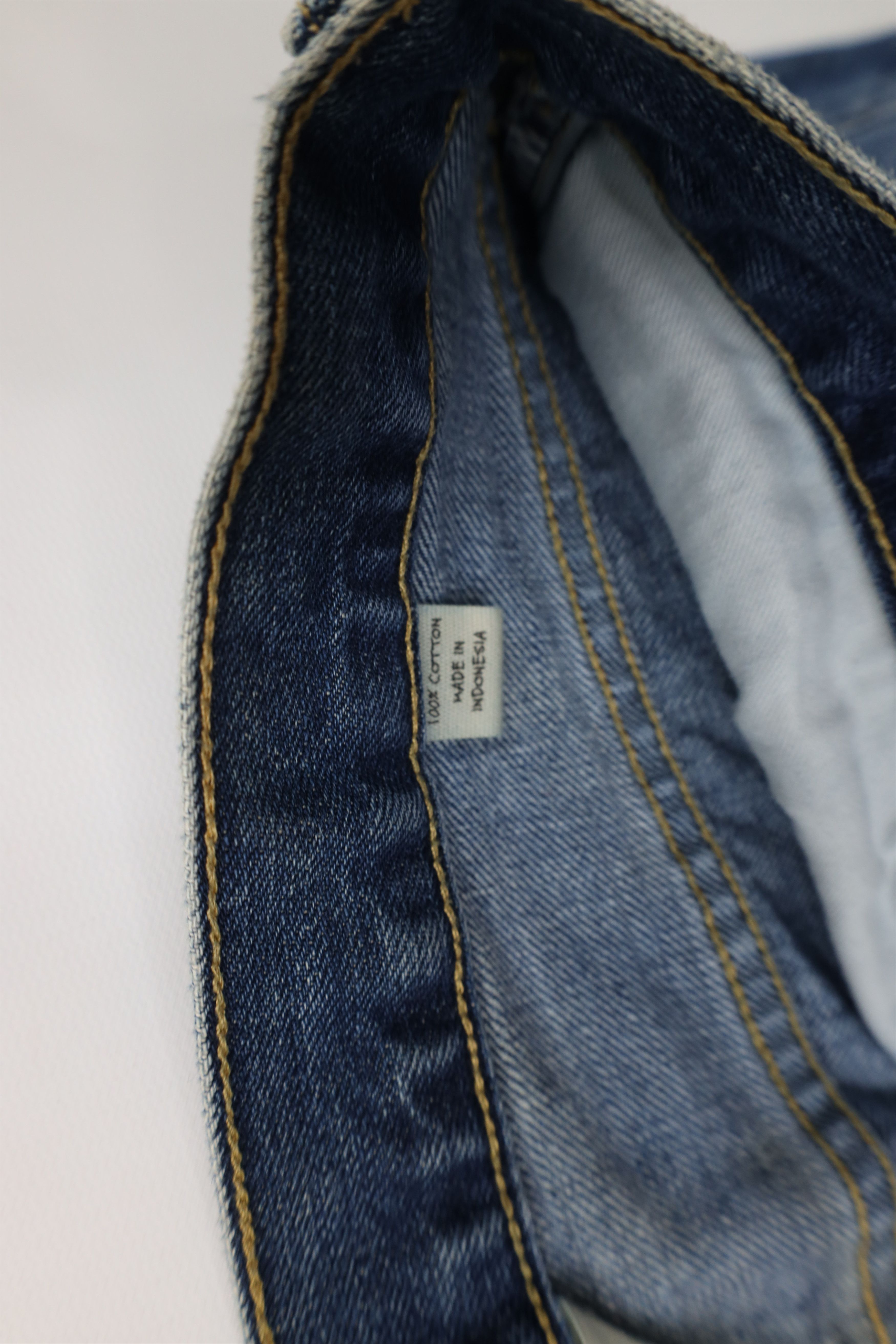 J.Crew Vintage Y2K J Crew Loose Fit Wide Leg Denim Jeans Blue Size US 34 / EU 50 - 9 Thumbnail