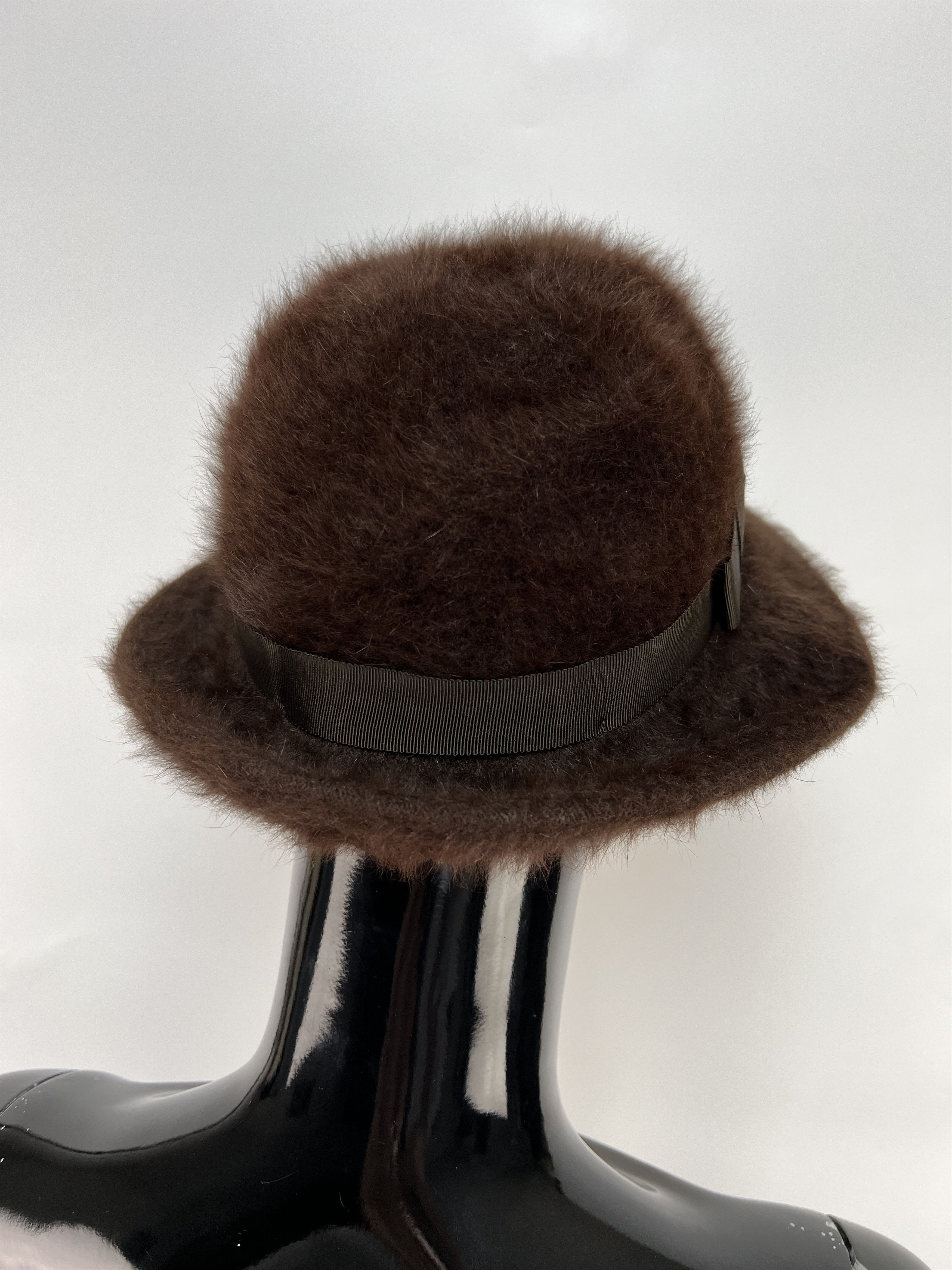 Kangol Kangol Furgora Vintage Carmel Rabbit Hair Angora Bucket Hat Size ONE SIZE - 3 Thumbnail