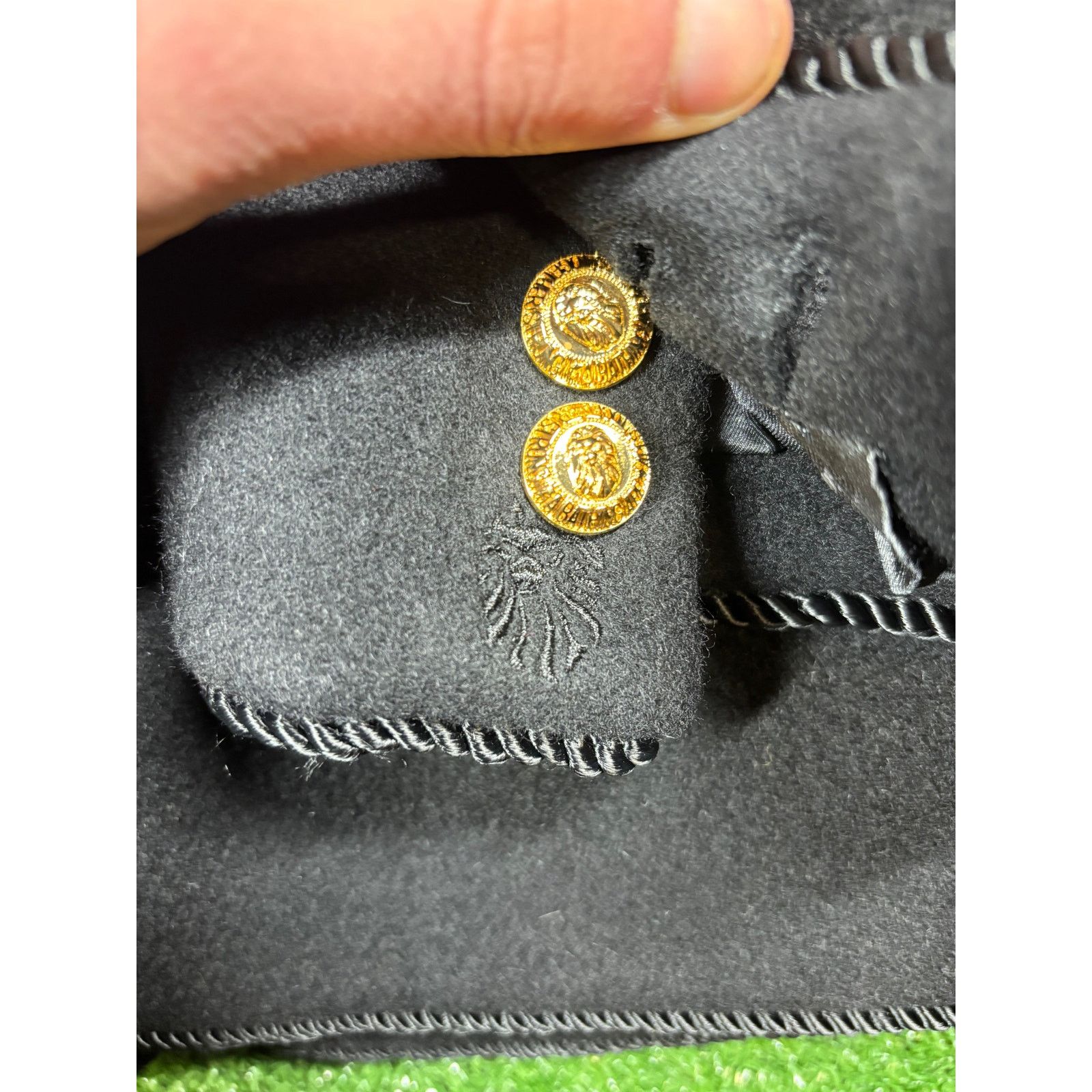 Bape Bape Black Collarless Wool Black Chinese Jacket Size Medium Size US M / EU 48-50 / 2 - 5 Thumbnail