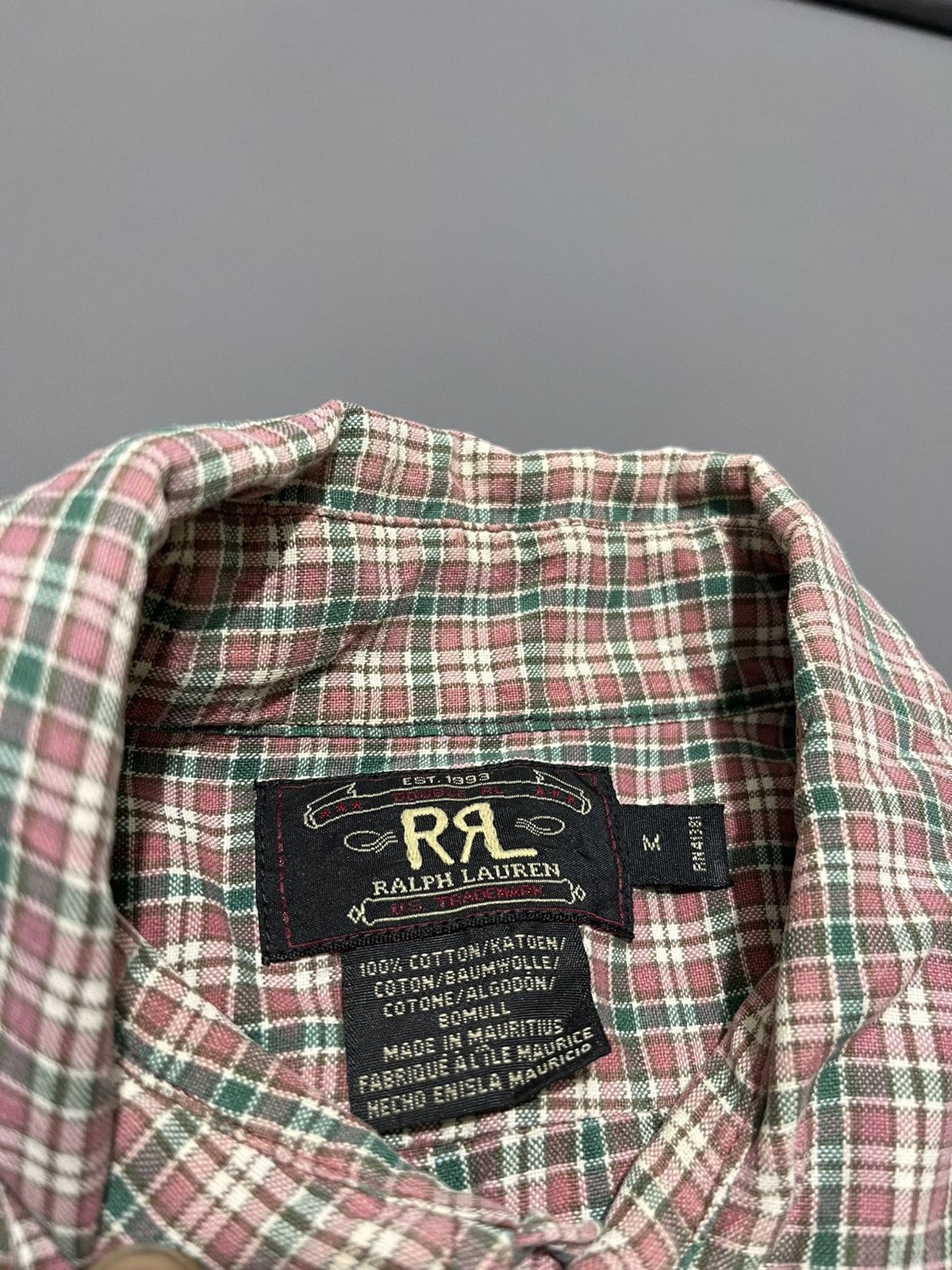 RRL Ralph Lauren ❌❌SOLDOUT❌❌RRL Ralph Lauren Longshirt Vintage Size US M / EU 48-50 / 2 - 10 Thumbnail
