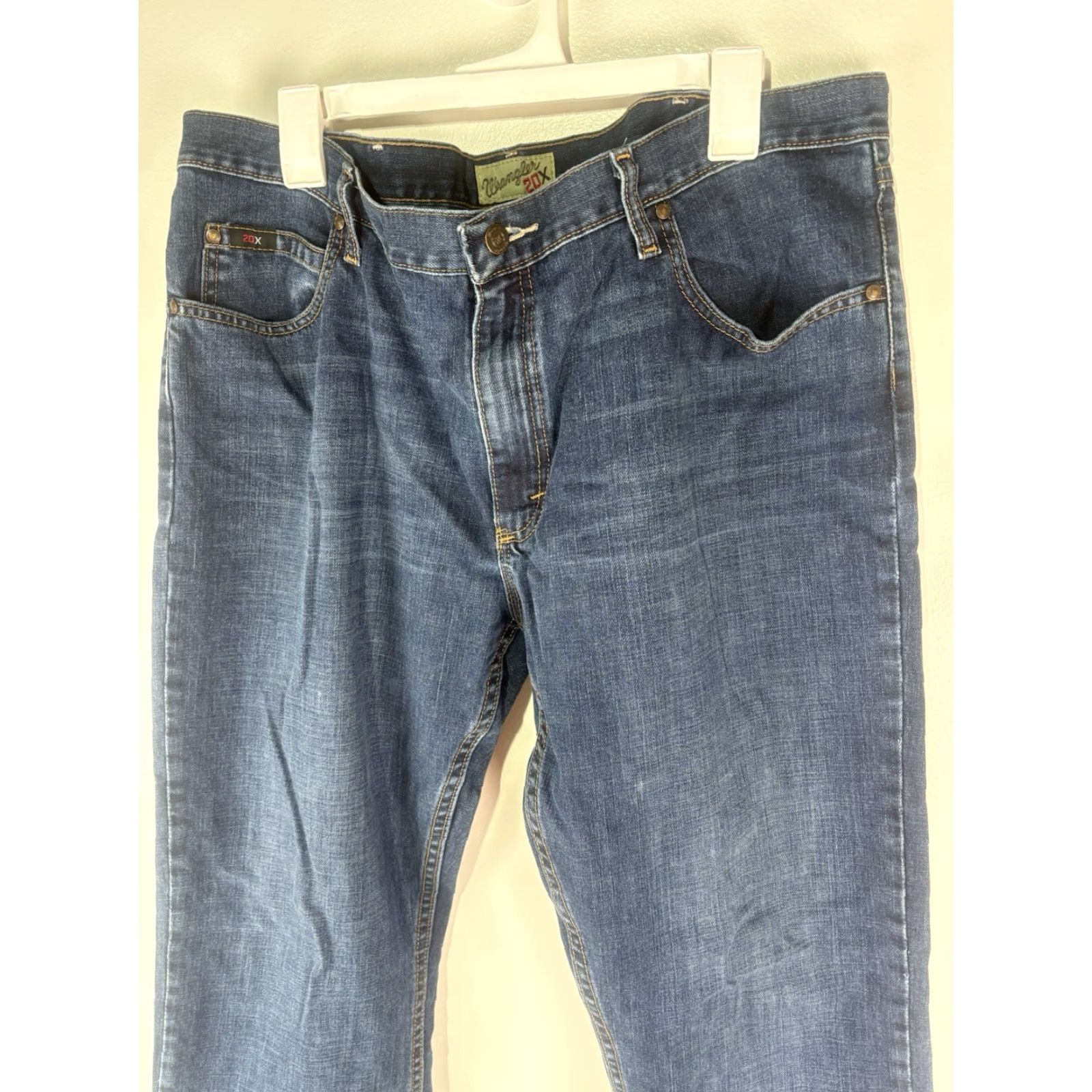 Wrangler VINTAGE Wrangler 20X Men’s Jeans Size 38x32 Blue Cotton Cowboy Western Denim Size US 38 / EU 54 - 5 Thumbnail