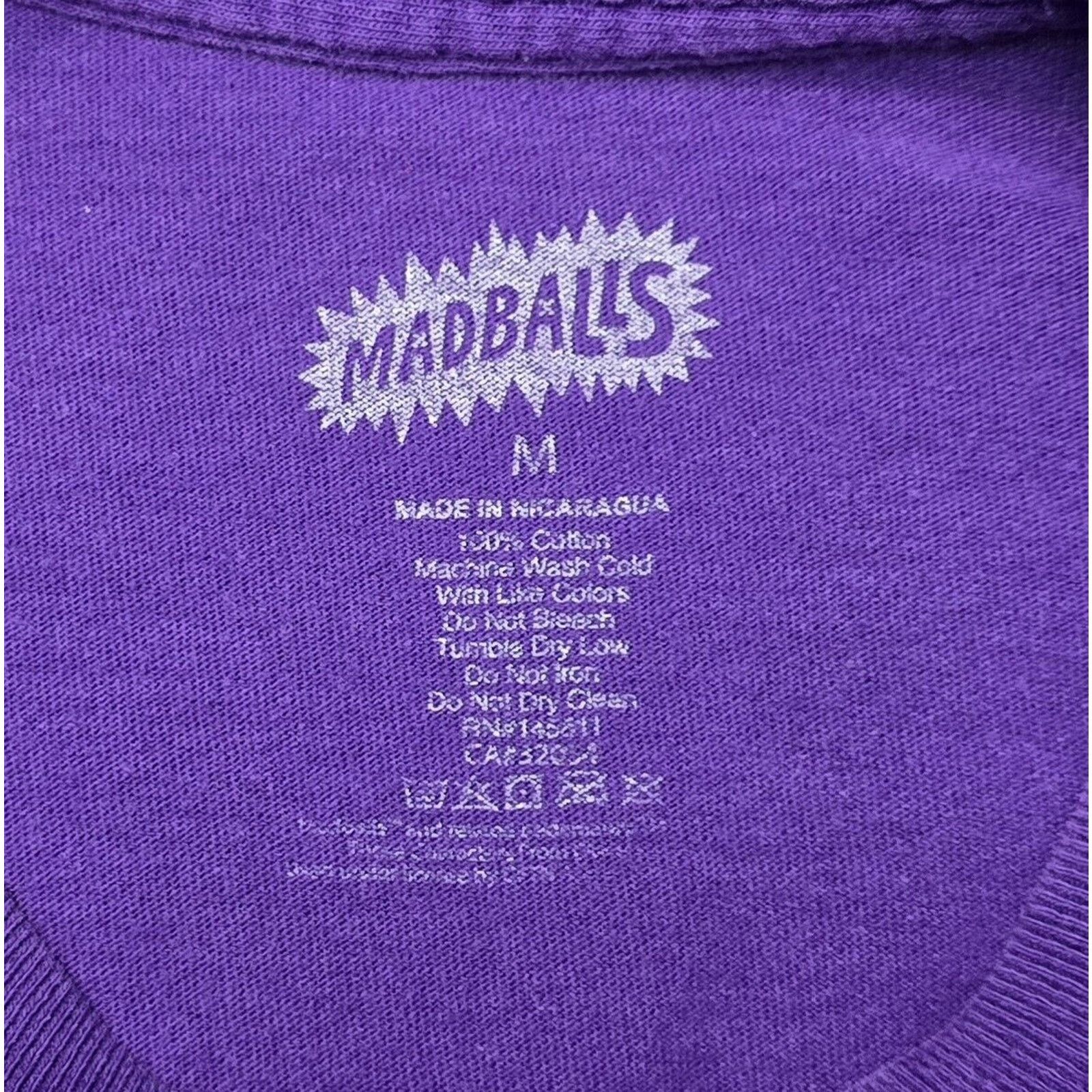 Other MADBALLS All Eyes On Me Mens Purple Medium Long Sleeve Shirt Size US M / EU 48-50 / 2 - 6 Thumbnail