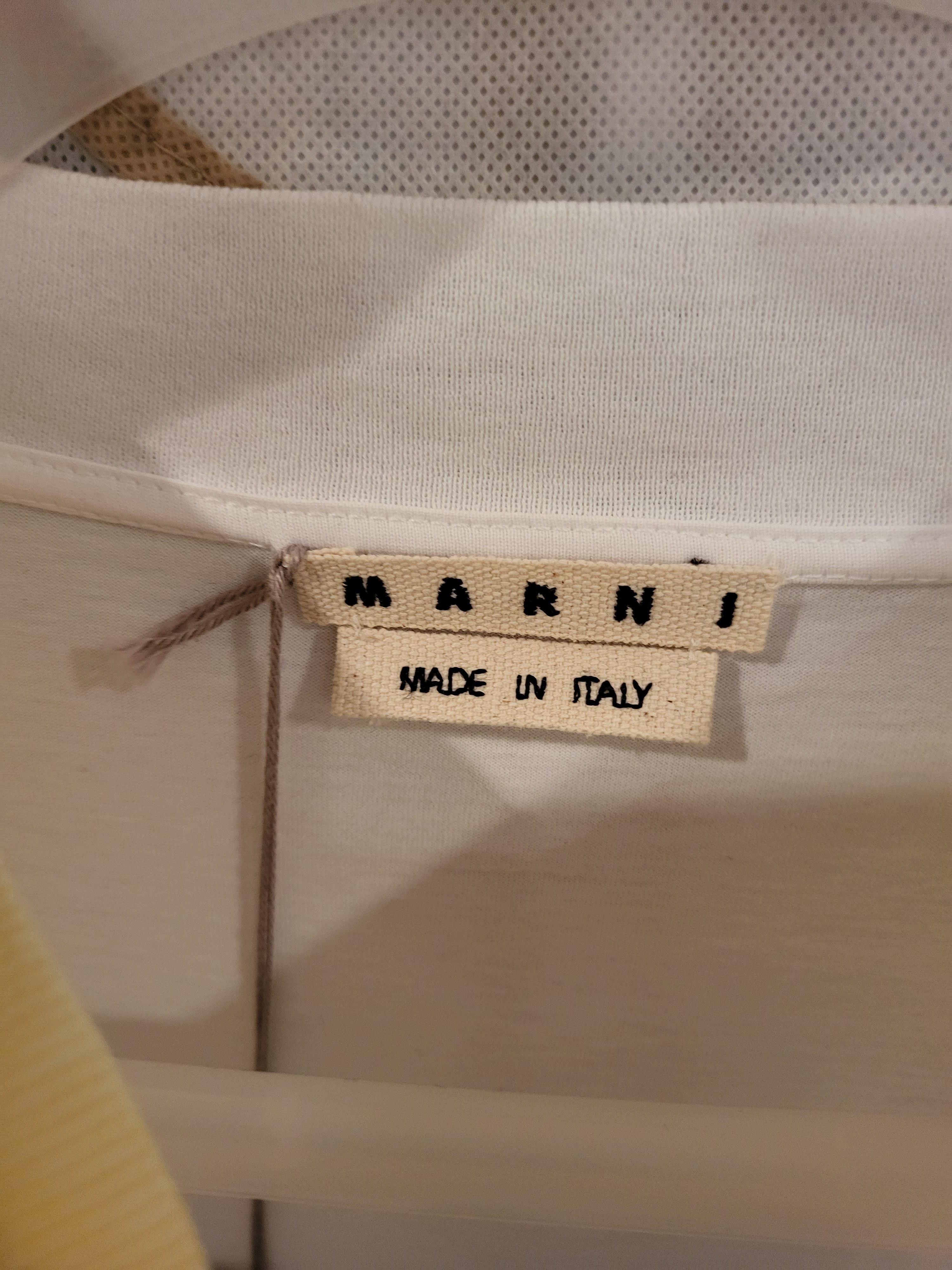 Marni Spray Logo Long Sleeve Top Size US M / EU 48-50 / 2 - 5 Thumbnail
