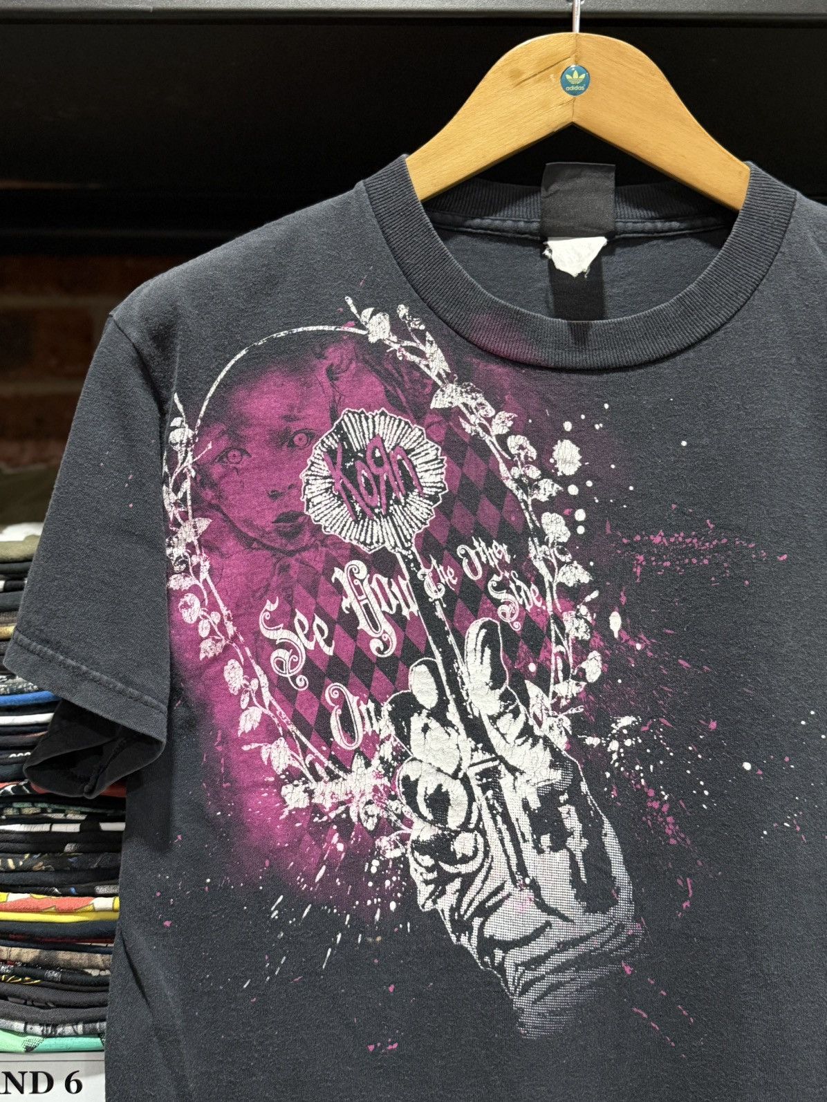 Band Tees × Vintage Vintage Korn Promo By Giant Faded Tee Size US M / EU 48-50 / 2 - 2 Thumbnail
