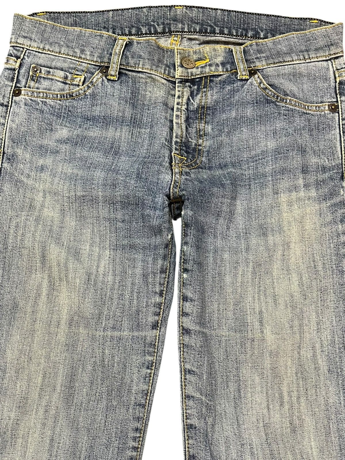 Comme des Garcons Vintage Comme Ca Flare Faded Denim Size US 29 - 2 Thumbnail