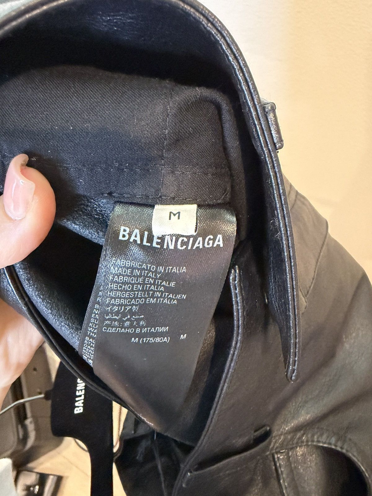 Balenciaga Balenciaga Soft Matte Leather Pants Size US 31 - 6 Thumbnail