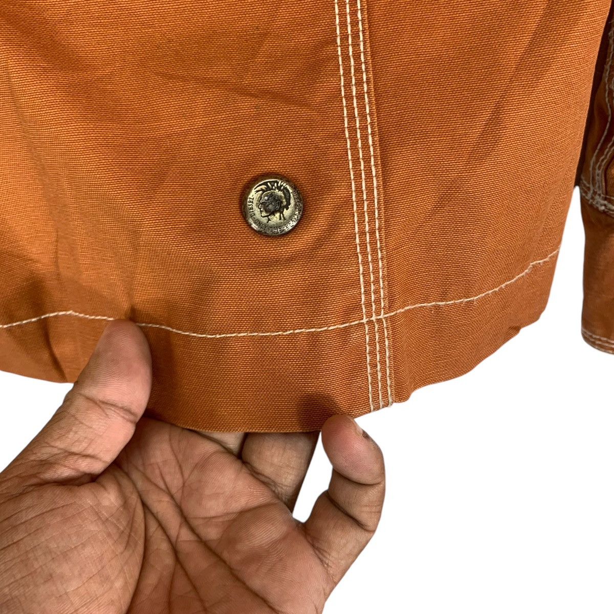 Diesel VINTAGE DIESEL CANVAS STYLE CARHARTT CHORE JACKET Size L / US 10 / IT 46 - 9 Thumbnail