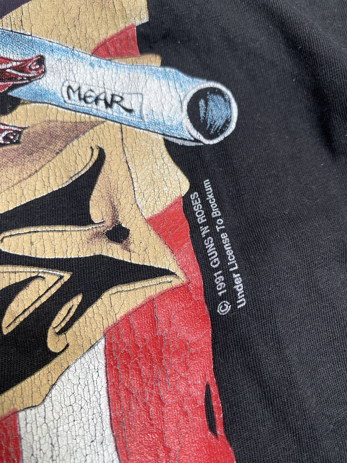 Brockum × Guns N' Roses RARE Vintage 1991 Guns N Roses Longsleeve T-shirt merch Size US L / EU 52-54 / 3 - 6 Thumbnail