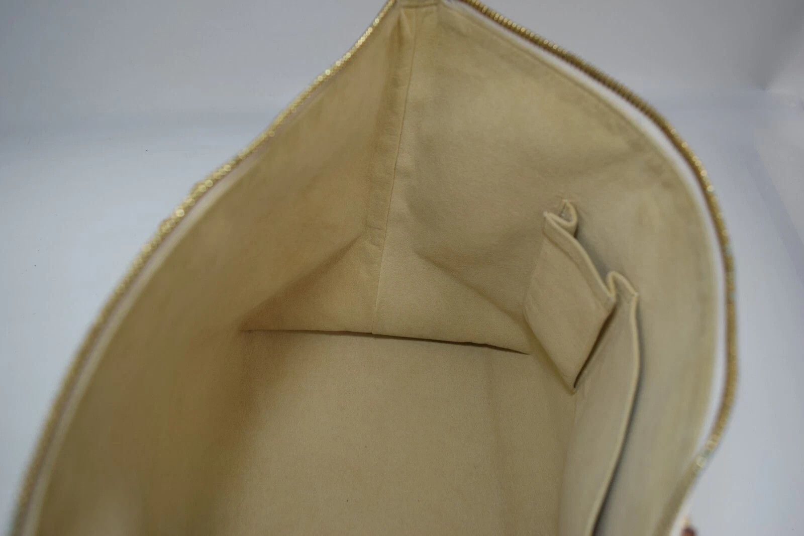 Louis Vuitton Auth Louis Vuitton Saleya MM Tote Bag Azur Canvas N51185 Size ONE SIZE - 17 Thumbnail
