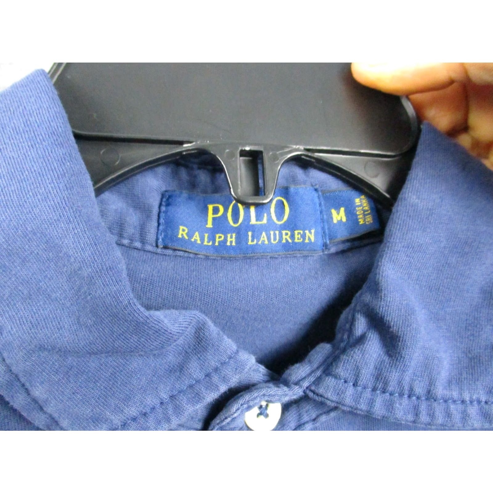 Polo Ralph Lauren Polo Ralph Lauren Shirt Medium Men Custom FitBlue Short Sleeve Shirt White Pony Size US M / EU 48-50 / 2 - 3 Thumbnail
