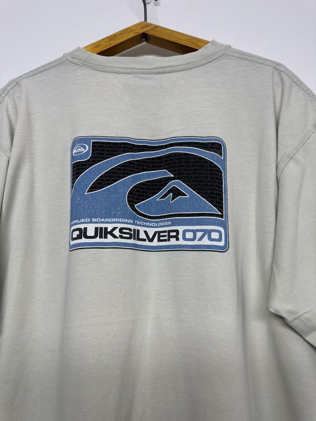 Quiksilver Vintage 90s Surf Quicksilver Big Logo Tee Size US S / EU 44-46 / 1 - 2 Thumbnail