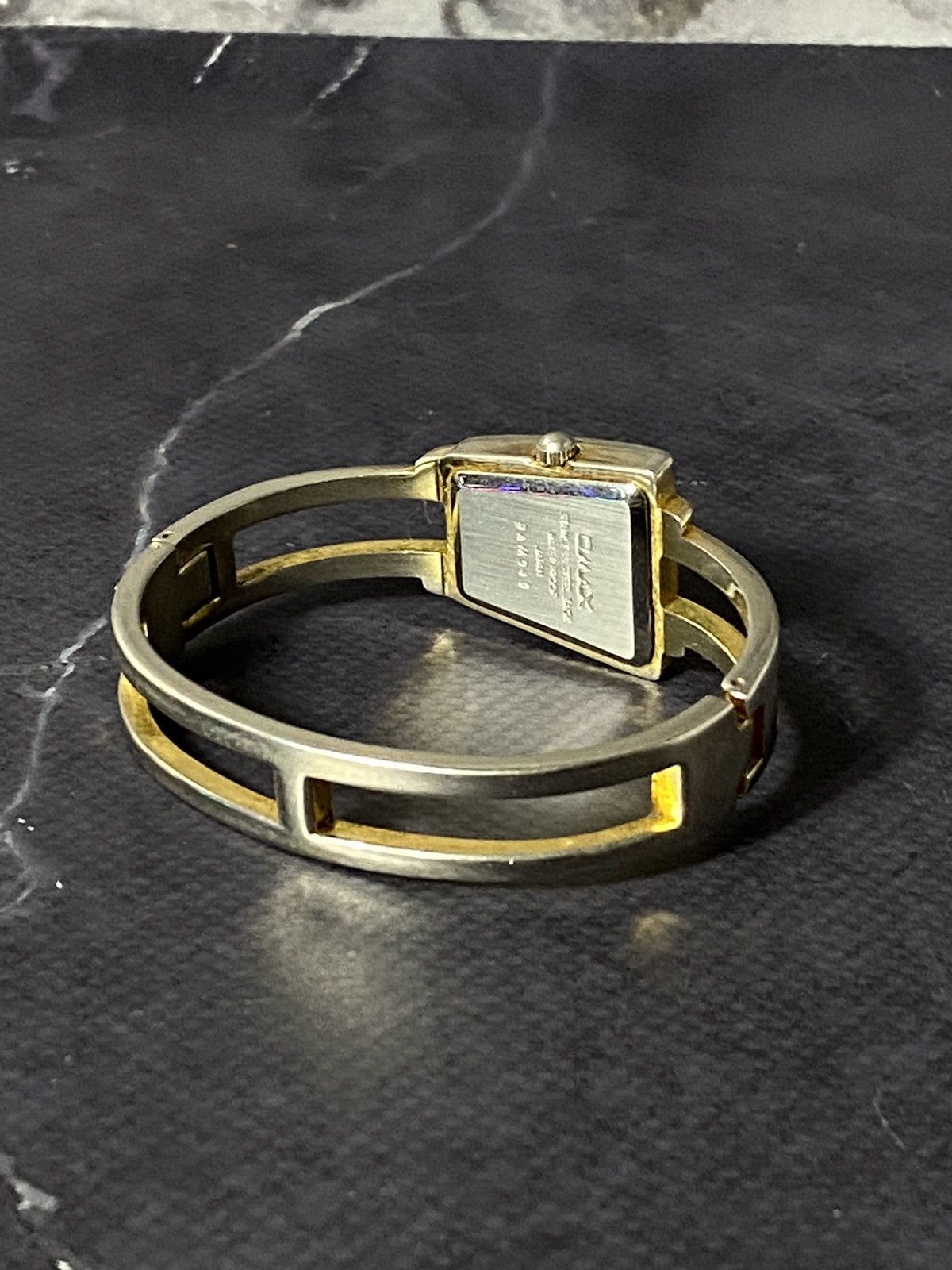 Japanese Brand Vintage OMAX Crystal Japan Watch Bangle Bracelet Size ONE SIZE - 3 Thumbnail