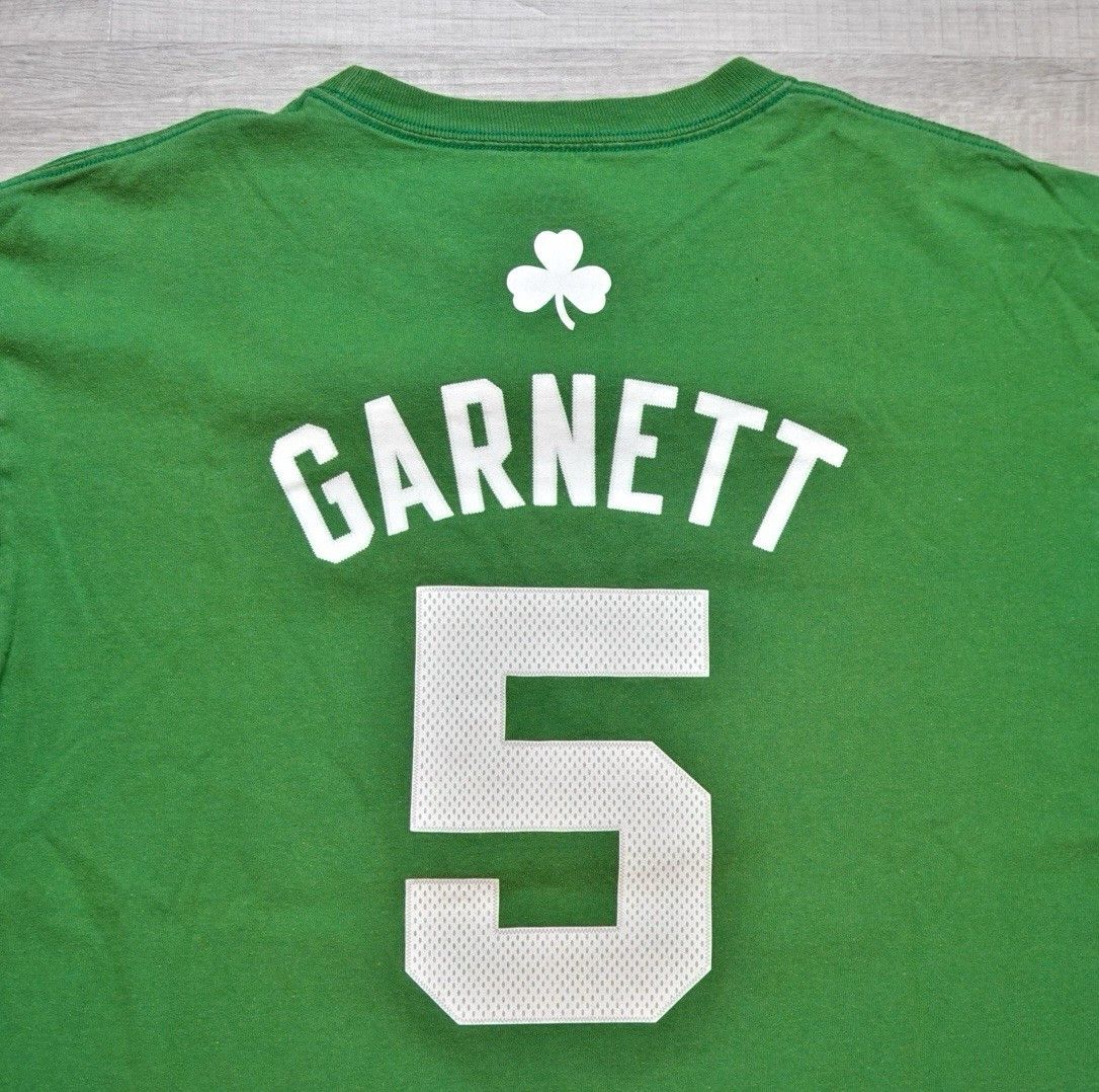 Adidas Adidas Boston Celtics #5 Kevin Garnett T-Shirt NBA Men's Size US L / EU 52-54 / 3 - 9 Thumbnail