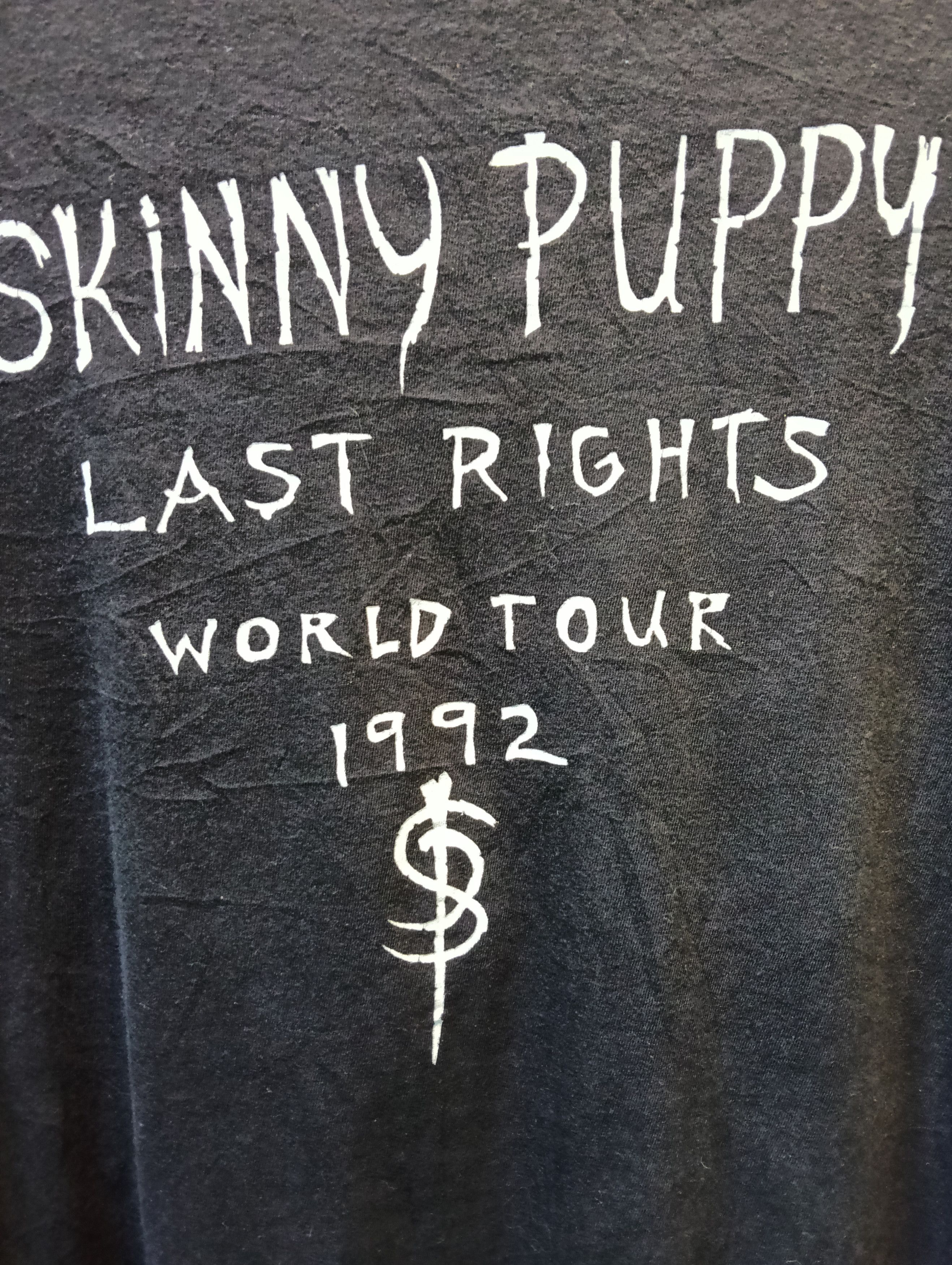 Vintage Skinny puppy last right word tour 1992 vintage t shirt XL. Size US XL / EU 56 / 4 - 4 Thumbnail