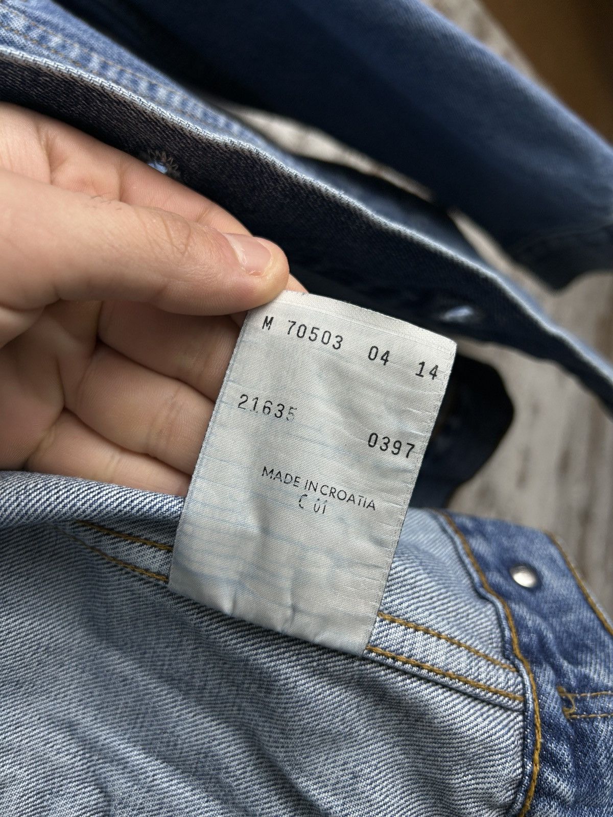 Levi's × Levi's Vintage Clothing × Vintage Mens Vintage Levis Denim jacket trucker y2k streetwear rare Size US M / EU 48-50 / 2 - 18 Thumbnail