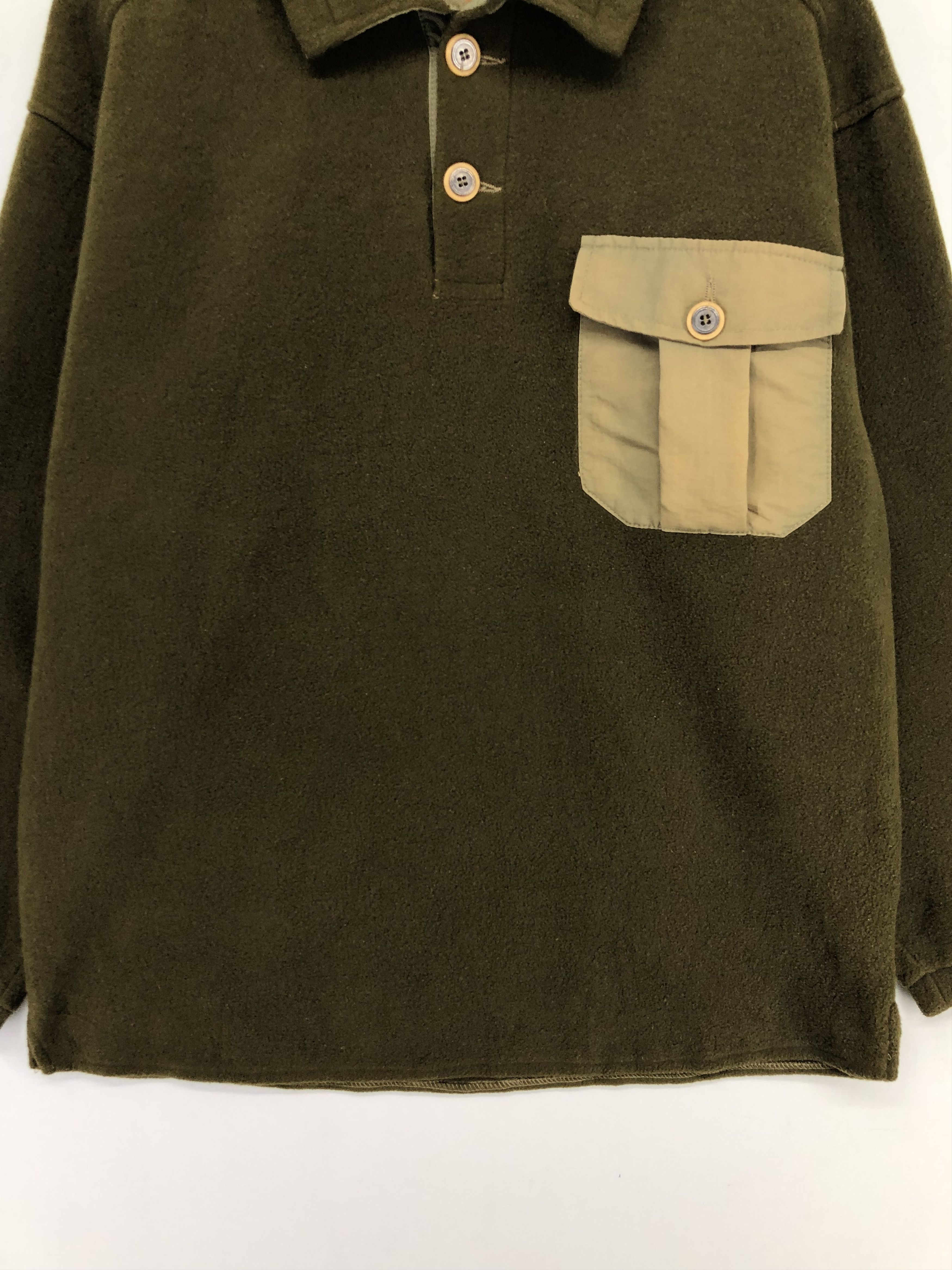Gramicci Vintage 90s Gramicci Henry Neck Fleece Pullover Jacket Size US M / EU 48-50 / 2 - 12 Thumbnail