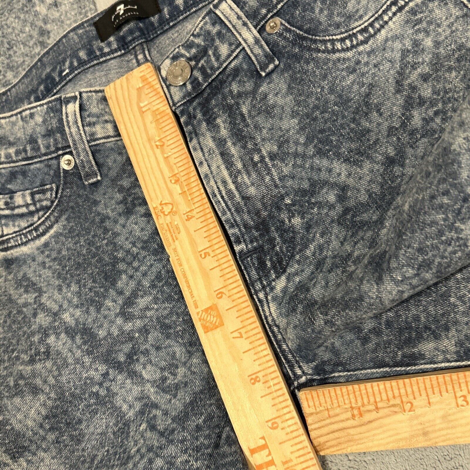 7 For All Mankind 7 For All ManKind Jeans Womens 27x27 Austyn Slim Ankle Snake Size 27" / US 4 / IT 40 - 7 Thumbnail