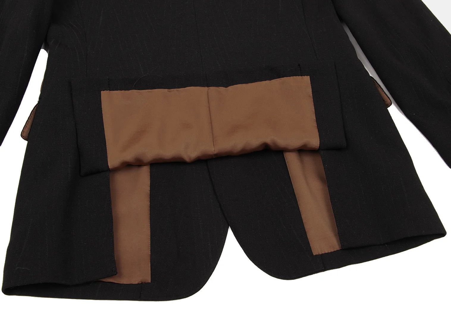 Jean Paul Gaultier Flap Pocket Design Shadow Stripe Jacket in Black Size 48 Size US M / EU 48-50 / 2 - 15 Thumbnail