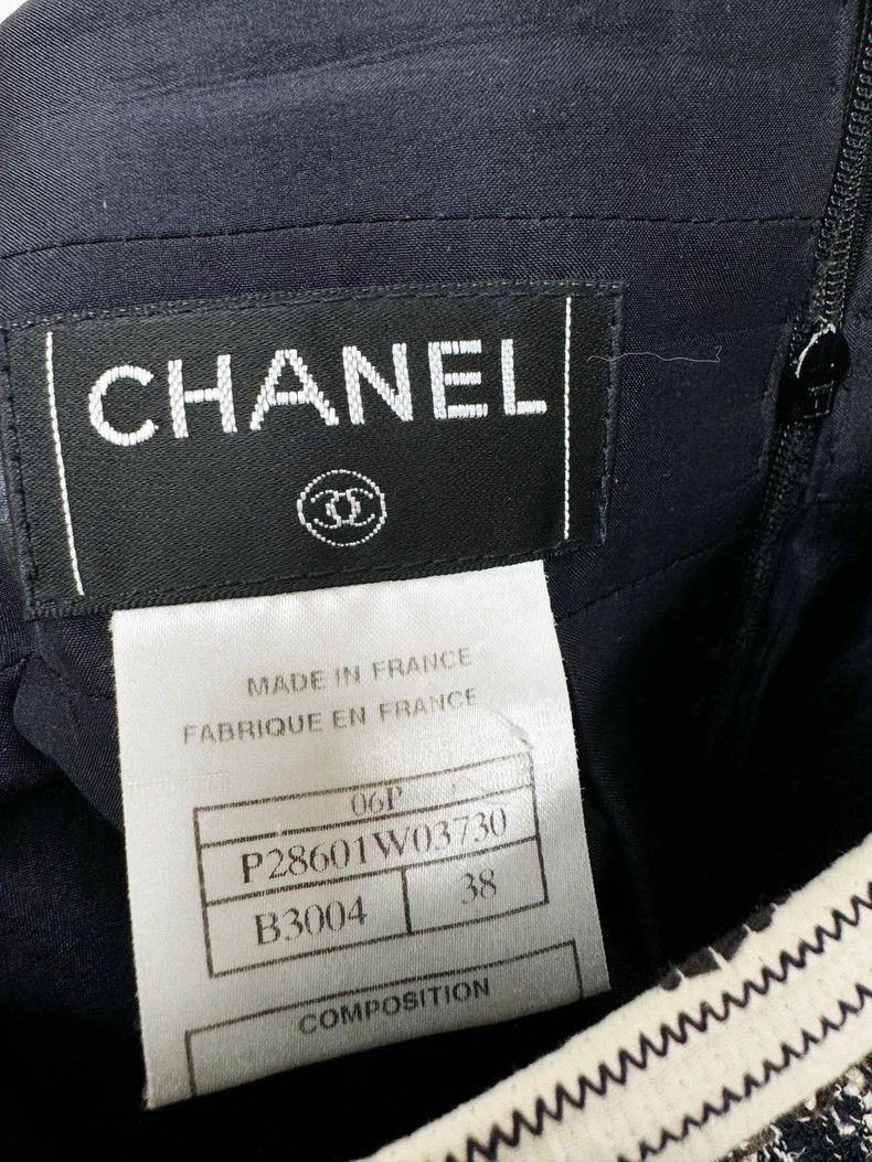 Chanel Chanel Tweed Skirt Size 38 With Logo Hem -2505 Size 37" - 3 Thumbnail