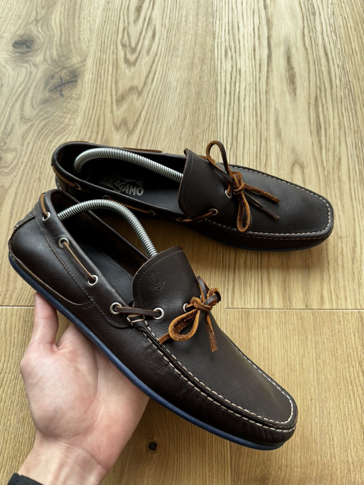 Salvatore Ferragamo Salvatore Ferragamo Men's Loafer Size US 9 / EU 42 - 1 Thumbnail