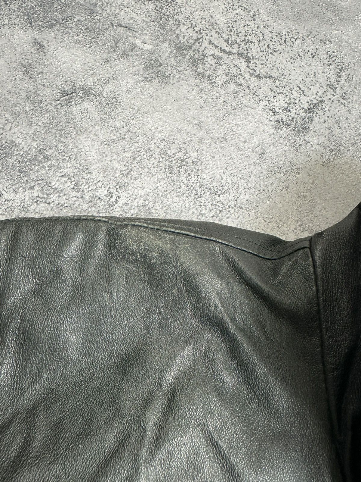 Japanese Brand Archive Heavy Japanese Vintage Black Leather Jacket Size US XL / EU 56 / 4 - 22 Thumbnail