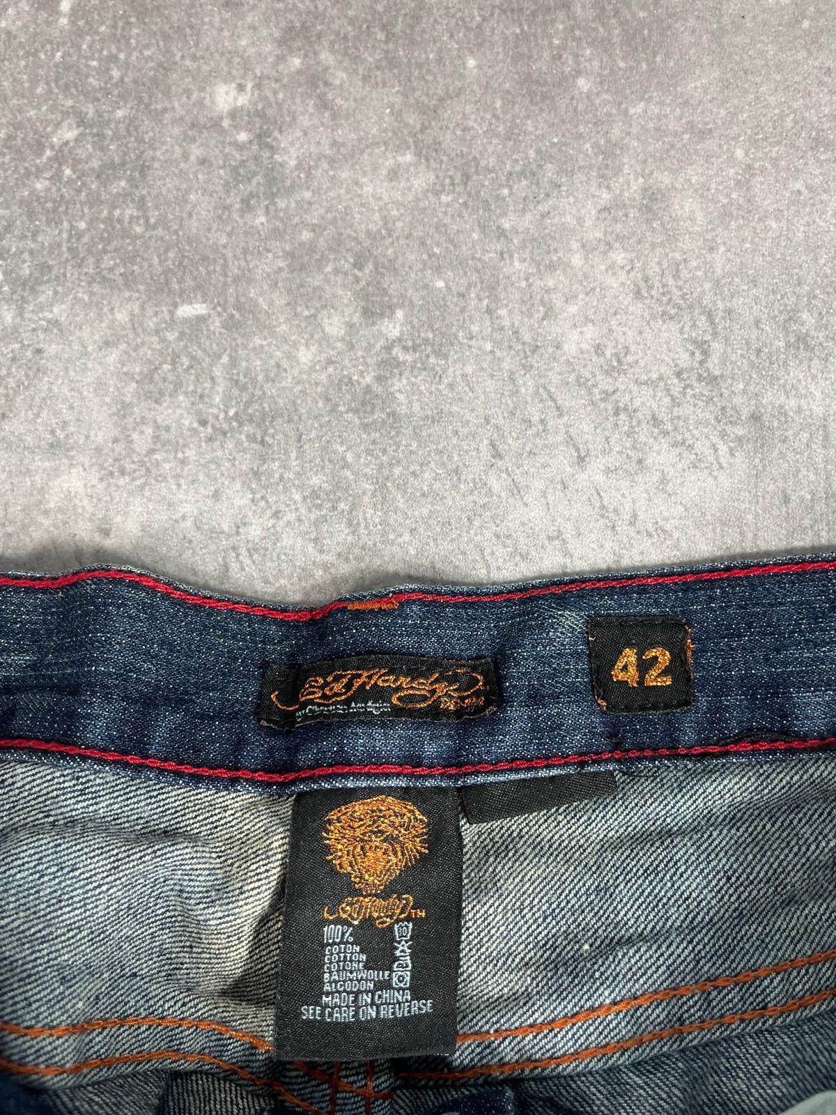 Ed Hardy Vintage Y2k Ed Hardy by Christian Audigier Denim Pants 00s Size US 42 / EU 58 - 7 Thumbnail