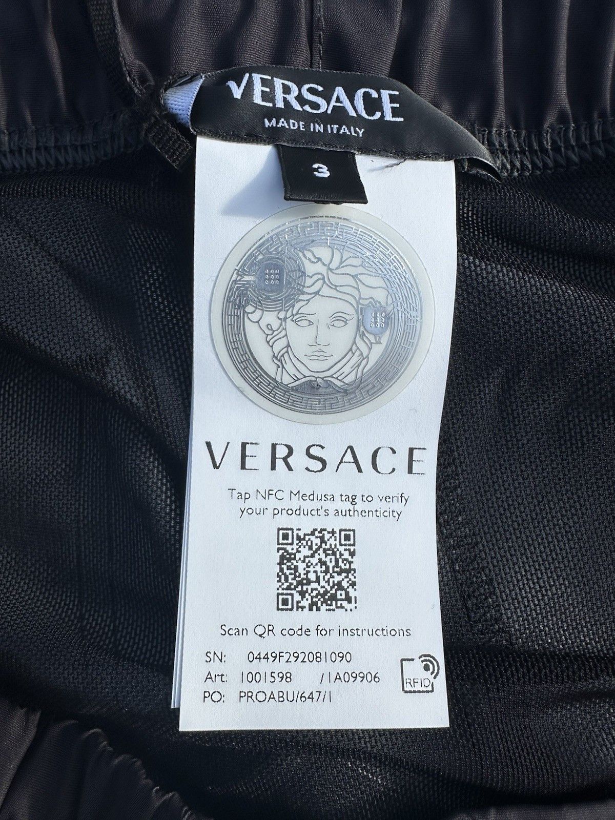 Versace Black Versace Swim Suit / Shorts With Versace Logo In Grey Size US 32 / EU 48 - 4 Thumbnail
