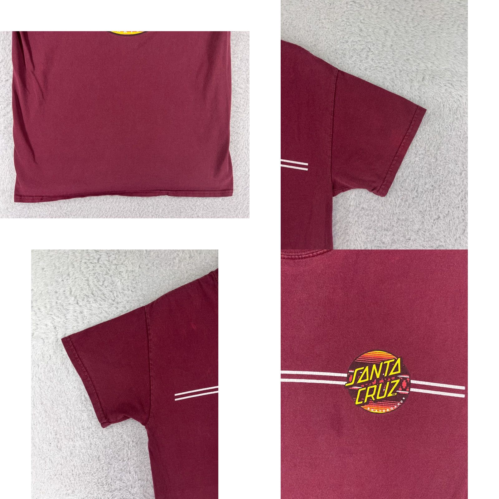 Vintage VINTAGE Santa Cruz Shirt Mens M Red Short Sleeve Crew Neck Logo Skate 90s California Mens Size US M / EU 48-50 / 2 - 8 Thumbnail