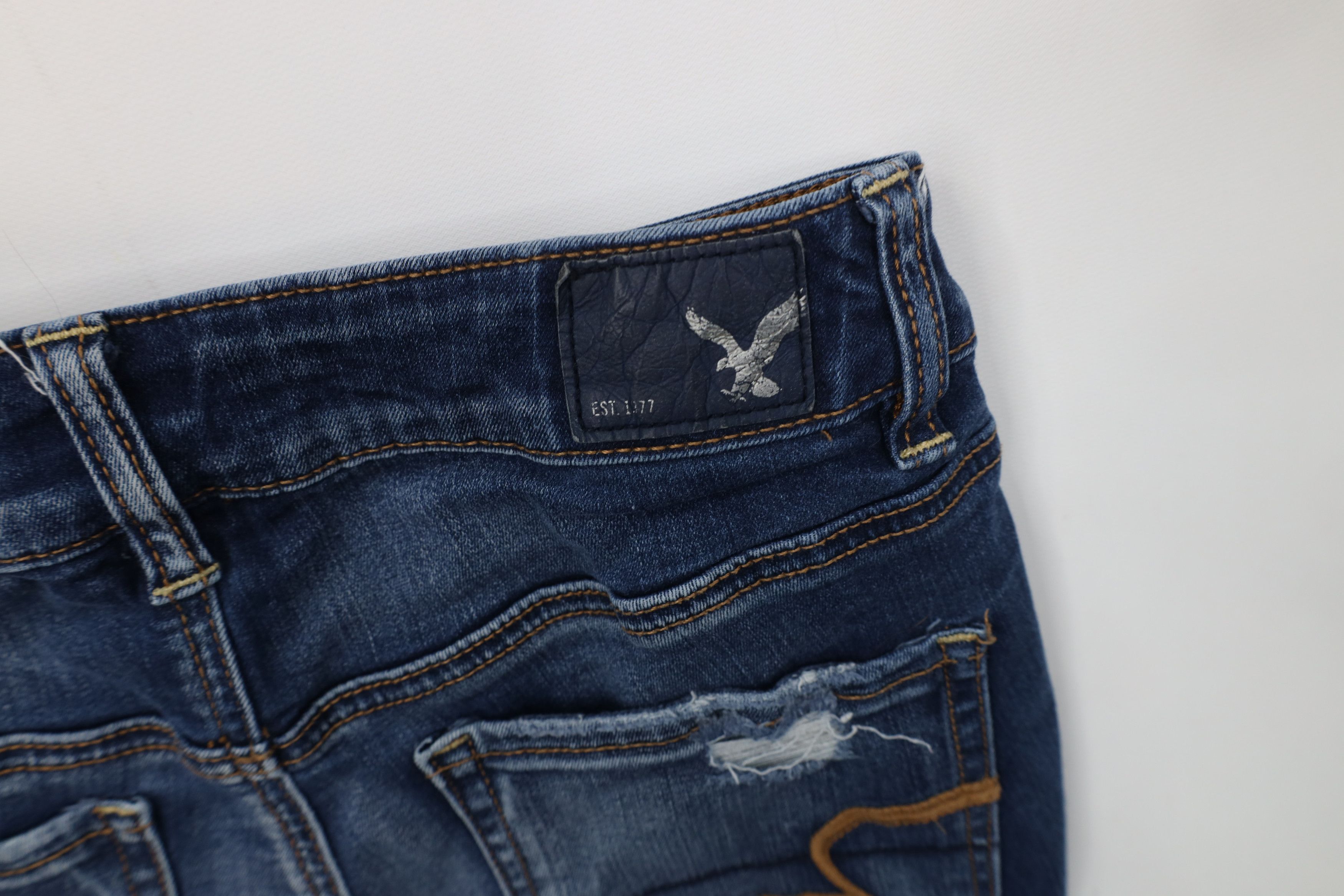 American Eagle Outfitters Vintage Y2K American Eagle Outfitters Shortie Micro Shorts Size 28" / US 6 / IT 42 - 14 Thumbnail