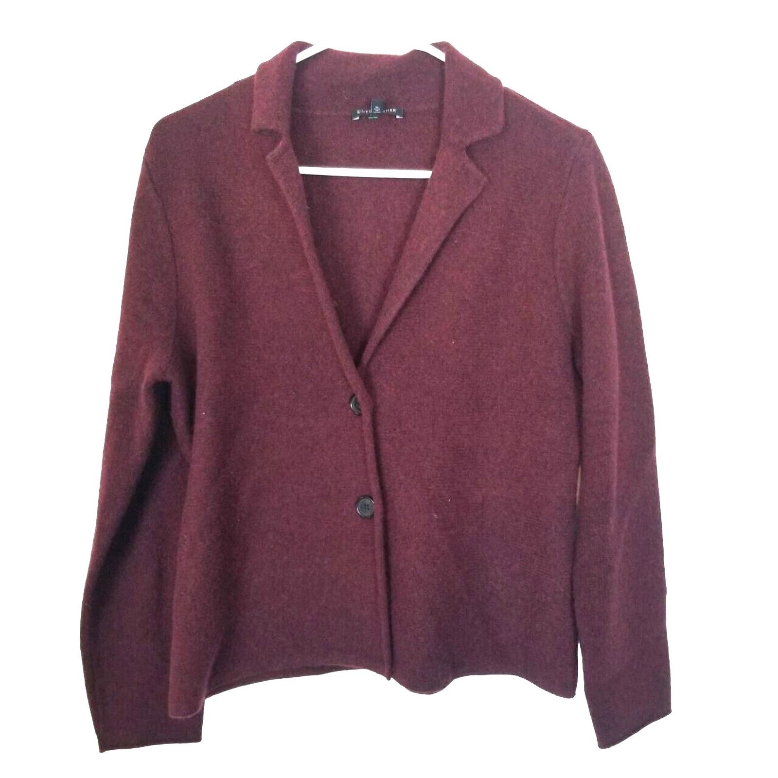 Eileen Fisher Eileen Fisher Womens Wool Cardigan Sweater Sz S Quiet Luxury Size S / US 4 / IT 40 - 1 Thumbnail