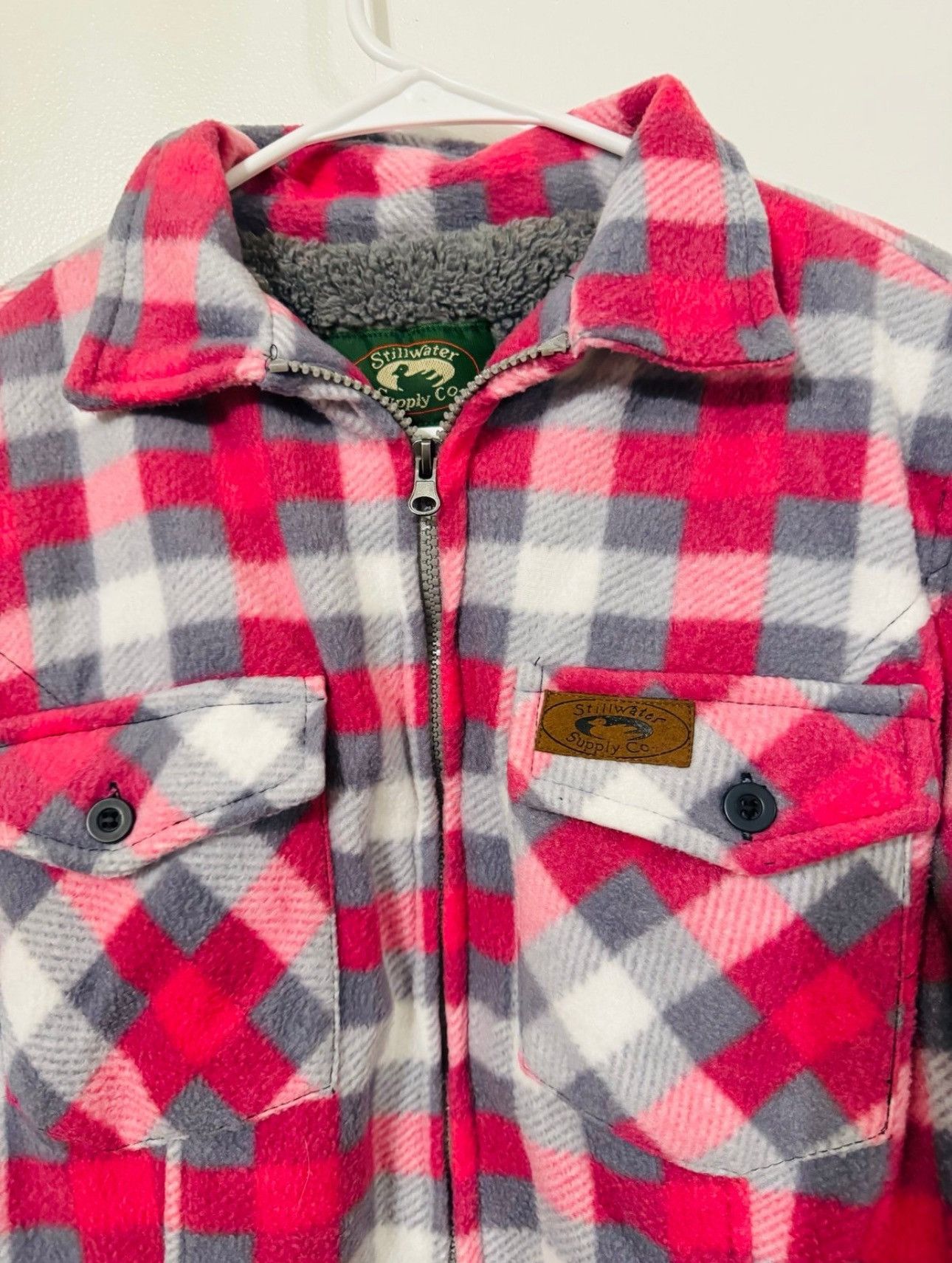 Other Stillwater Women Pink Plaid Winter Coat Size Large Size L / US 10 / IT 46 - 3 Thumbnail