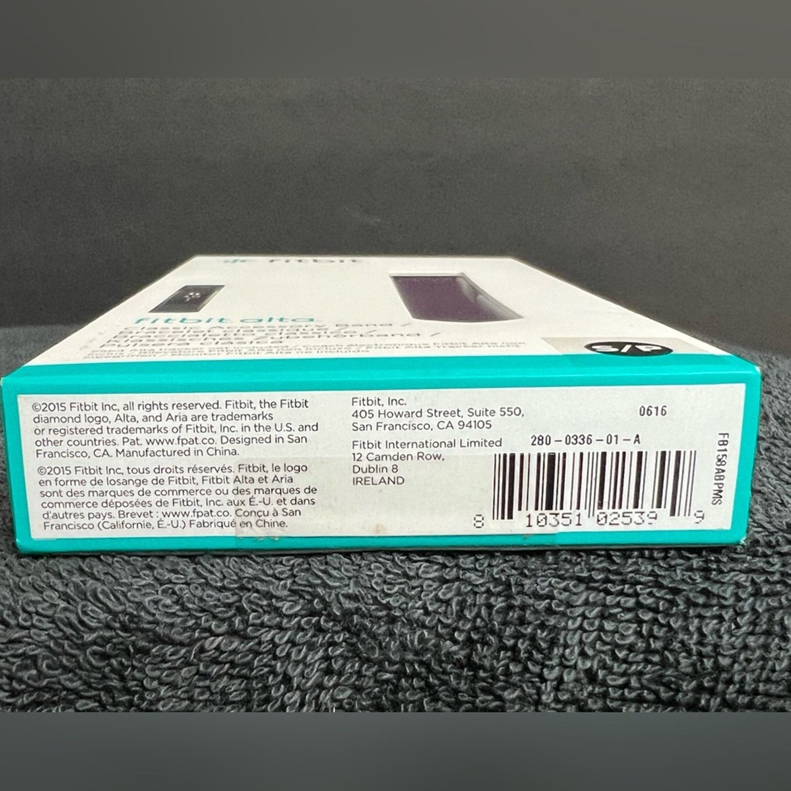 Fitbit Genuine FITBIT Alta Classic Accessory Band Set PLUM SMALL Size ONE SIZE - 3 Thumbnail