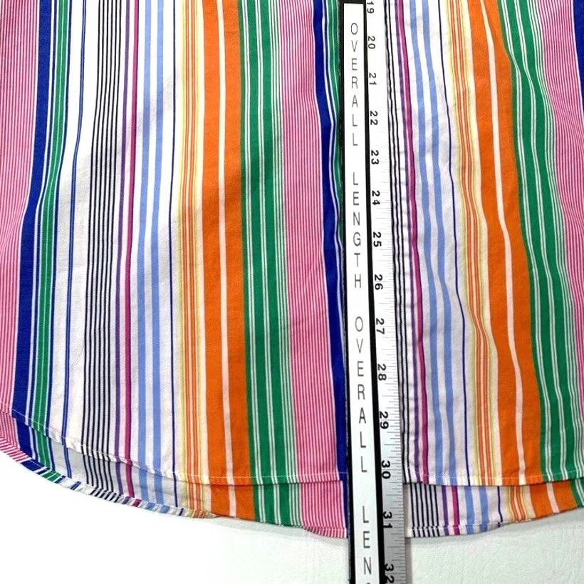 Ralph Lauren Ralph Lauren Shirt Men XL Multicolor Classic Fit Stripe Long Sleeve Button-Up Shirt Size US XL / EU 56 / 4 - 7 Thumbnail
