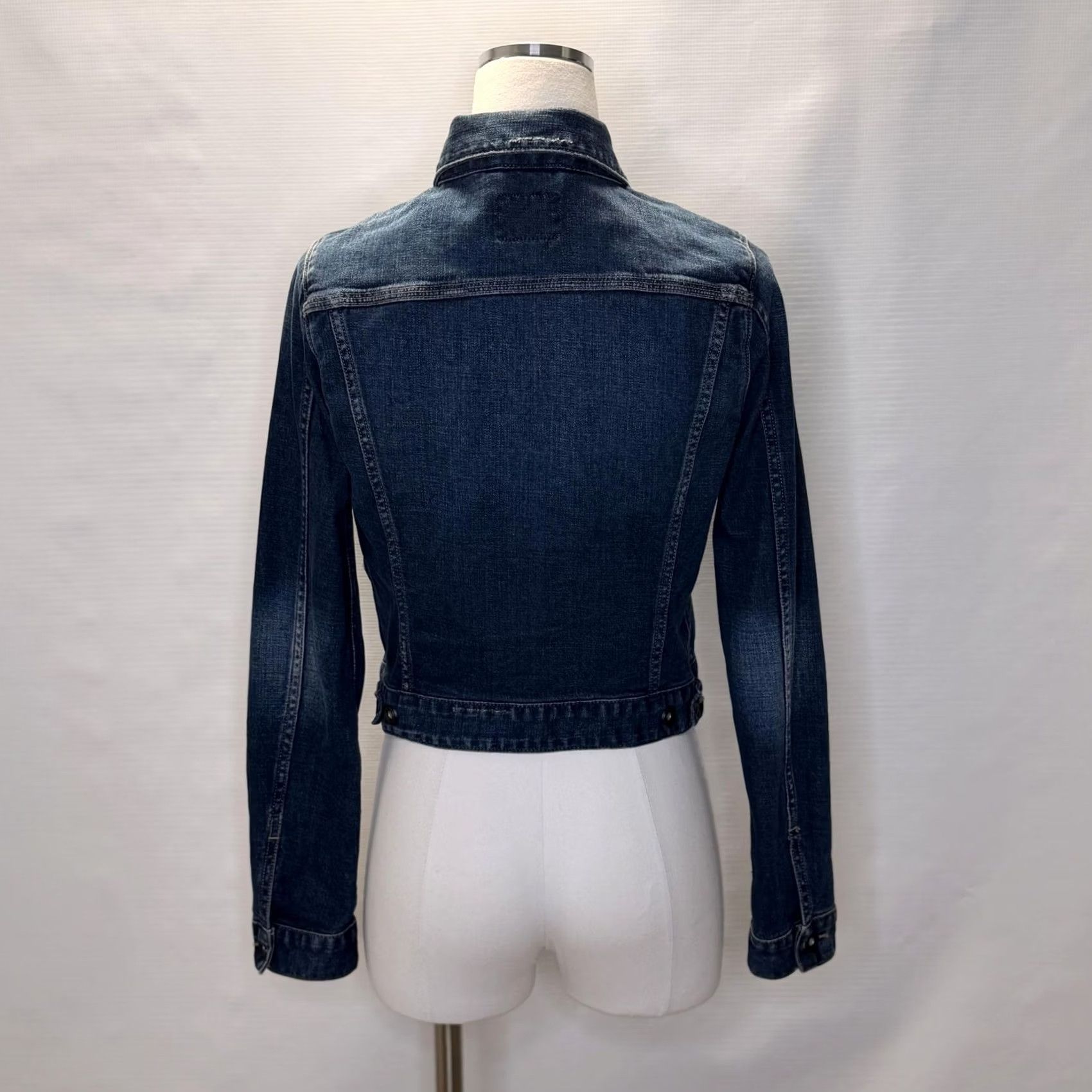 Lucky Brand Lucky Brand Pixie Denim Jacket Womens Medium Blue Jean Button Front Pockets Size 32" / US 10 / IT 46 - 3 Thumbnail
