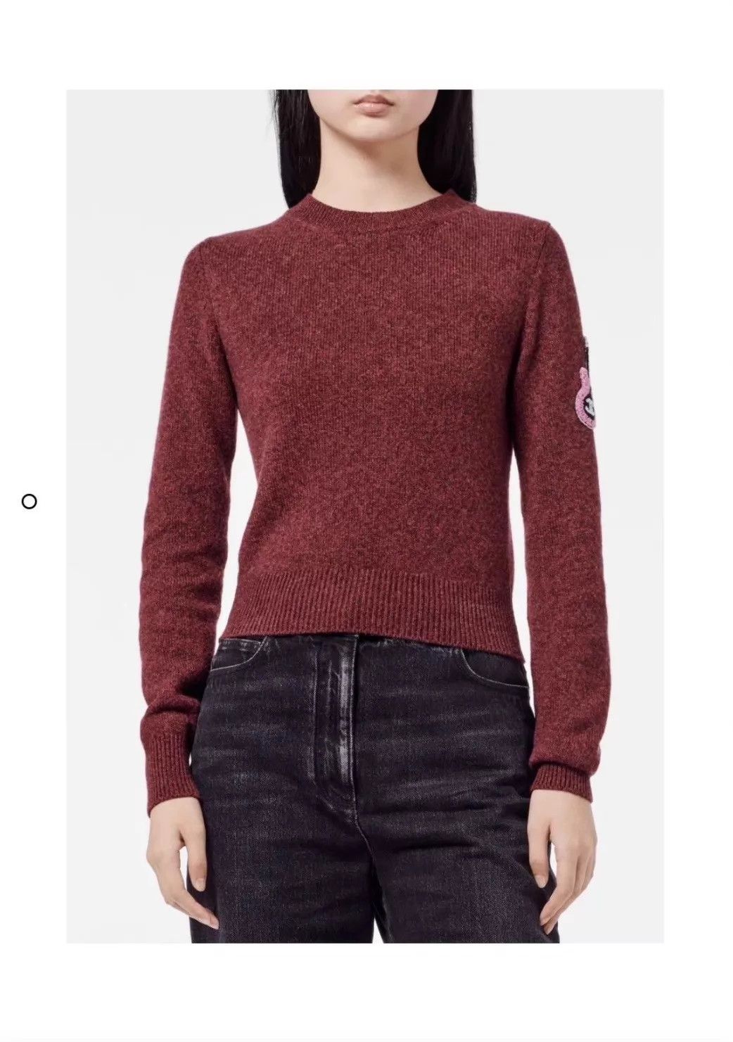 Chanel Chanel 24A Guitar Pattern Wine Red Sweater EU38 Size S / US 4 / IT 40 - 8 Thumbnail