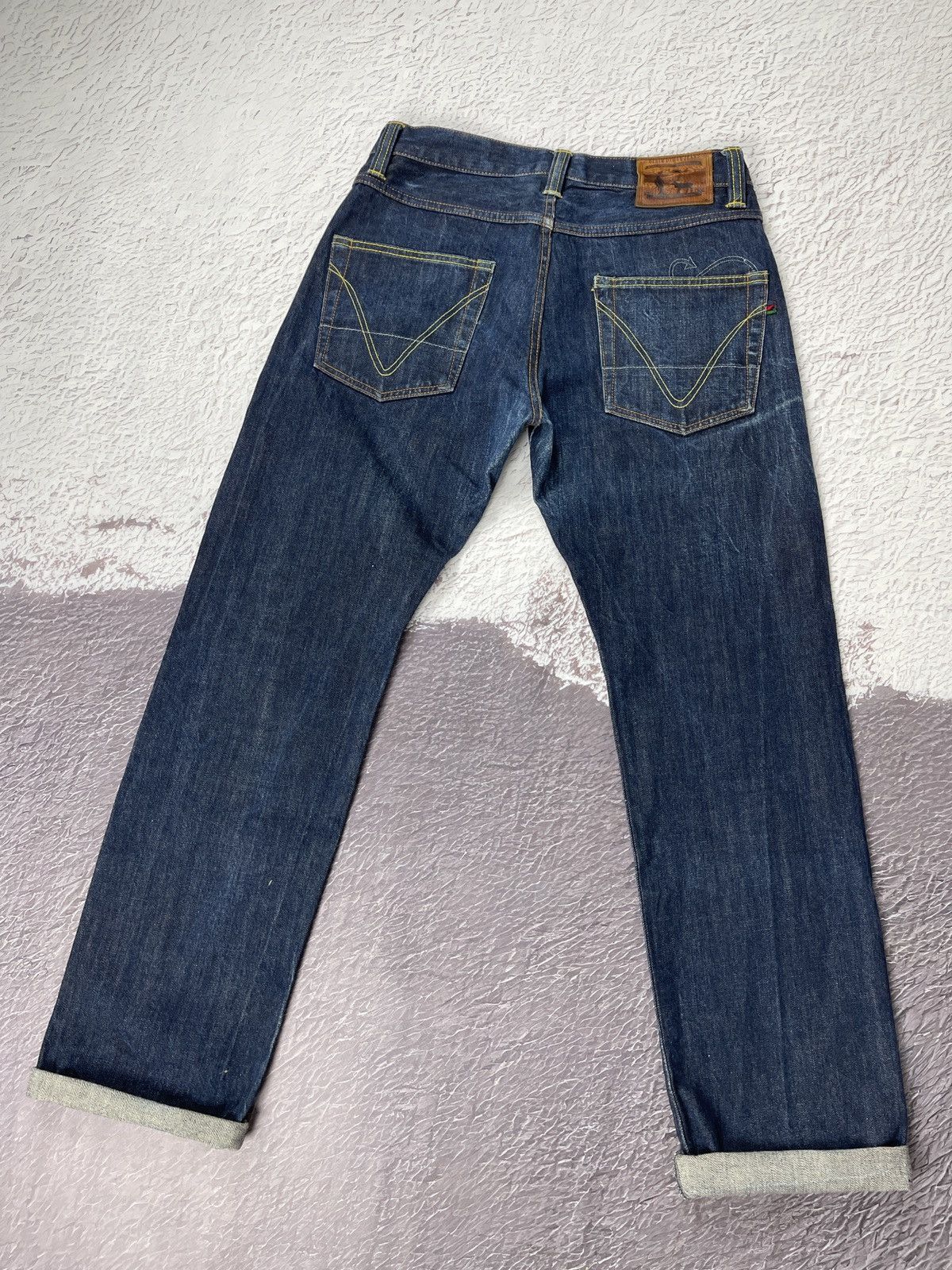 Denim Demon Aktiebolaget Denim Demon AAJJA Raw Selvedge Blue Jeans Men’s Size US 31 - 16 Thumbnail