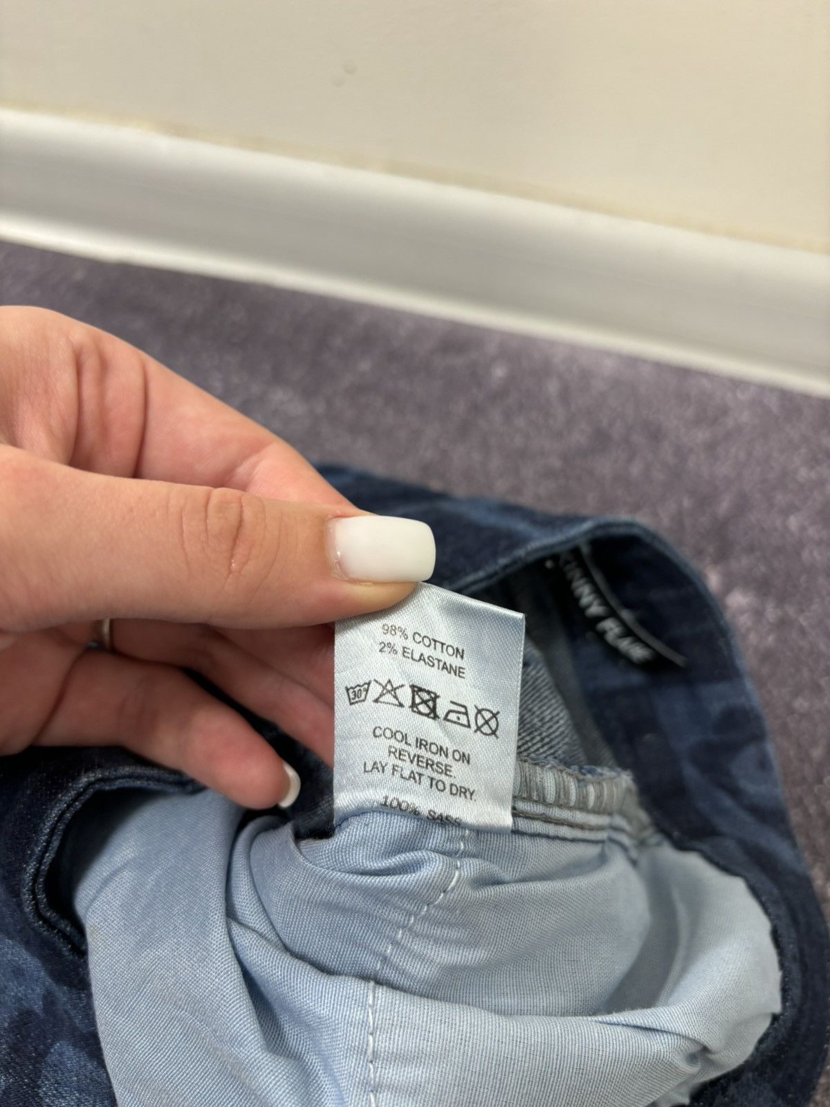 Jaded London Jaded London Women’s Chessboard Blue Hype Flared Denim Jeans Size 30" / US 8 / IT 44 - 11 Thumbnail