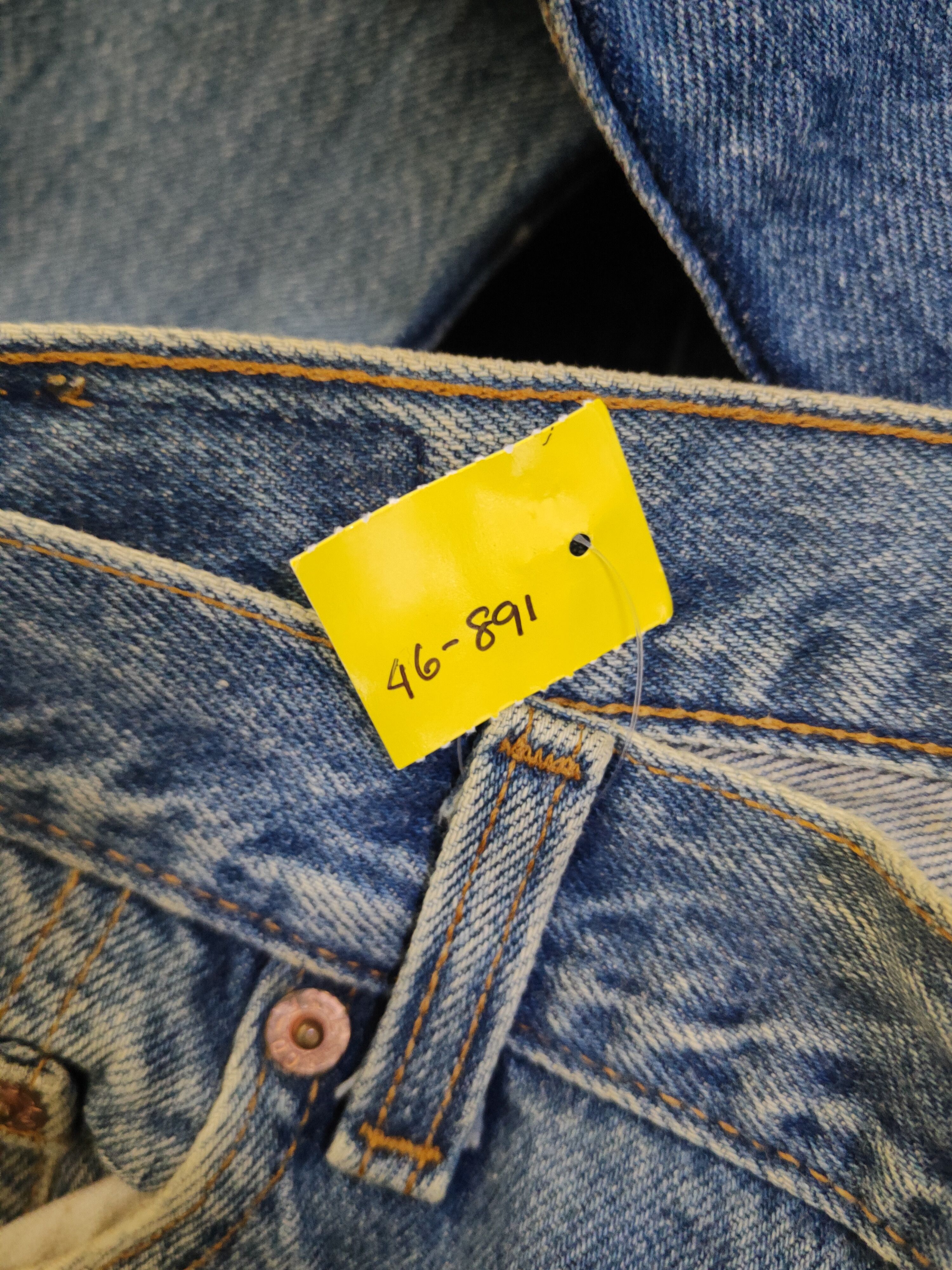 Levi's DL Levi's Blue Distressed Ripped Jeans# 46-891 Size US 34 / EU 50 - 20 Thumbnail