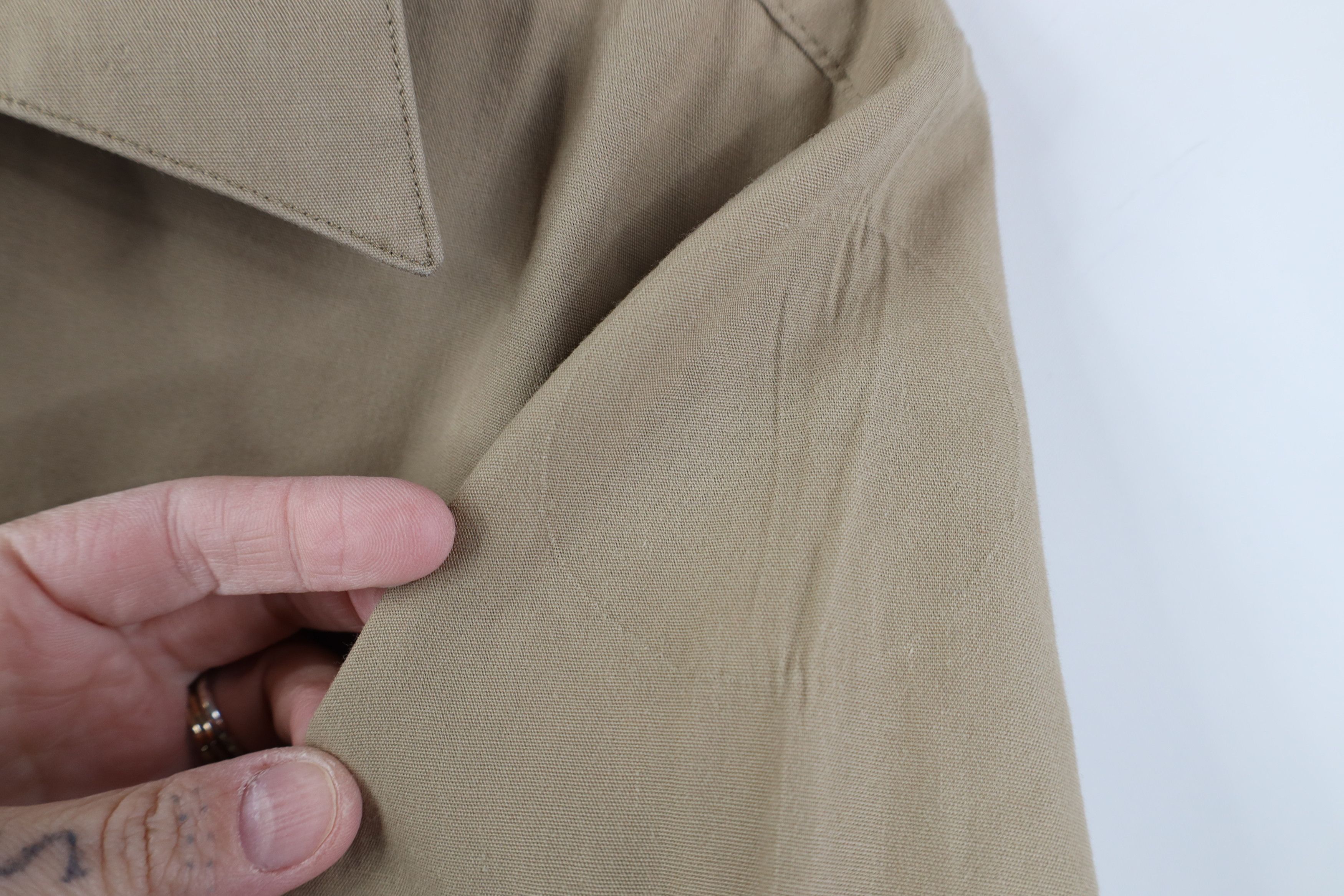 Vintage Vintage 80s USGI Military Tropical Short Sleeve Button Shirt Size US S / EU 44-46 / 1 - 8 Thumbnail
