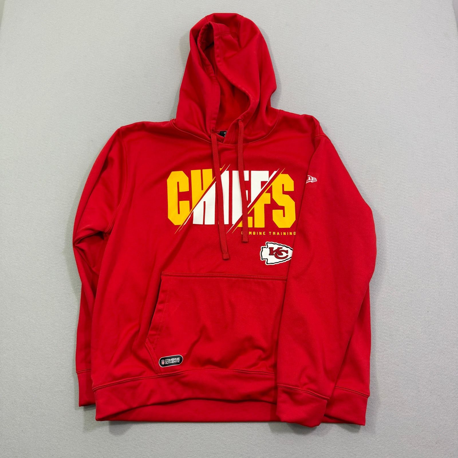 NFL Kansas City Chiefs Combine Training Hoodie Men's Extra Large Size US XL / EU 56 / 4 - 1 Thumbnail