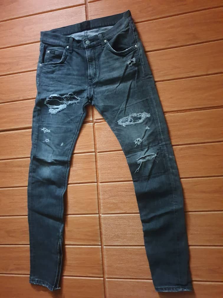 Japanese Brand 💥Lee riders custom zipper leg distressed jeans Size US 30 / EU 46 - 4 Thumbnail