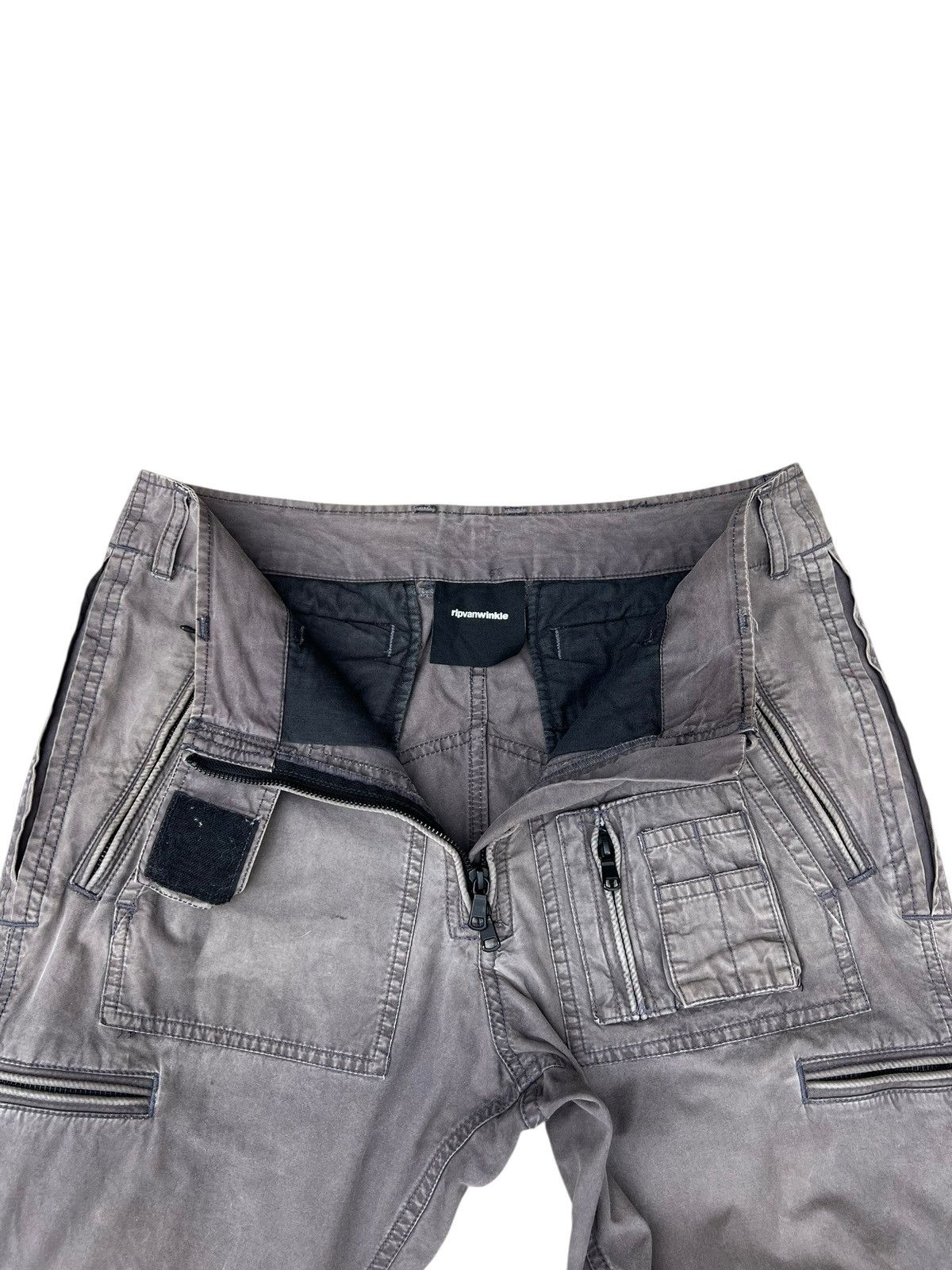 RIPVANWINKLE Ripvanwinkle Japan Faded Multi Pocket Tactical Trouser Pant Size US 31 - 7 Thumbnail