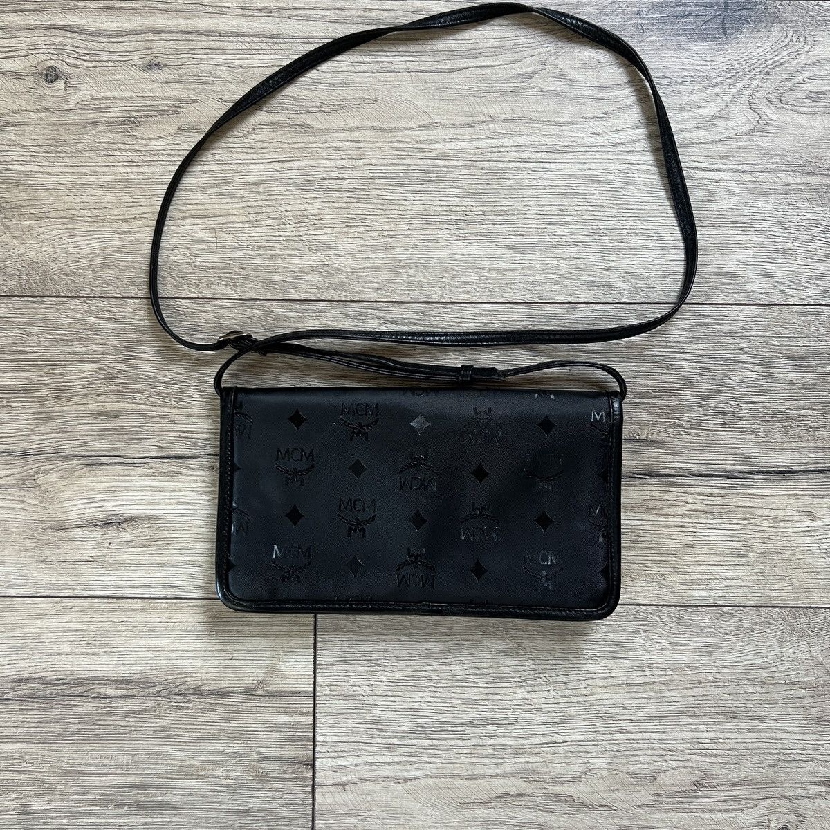 MCM × Vintage Vintage MCM Crossbody Bag Monogram Black West Germany Size ONE SIZE - 7 Thumbnail
